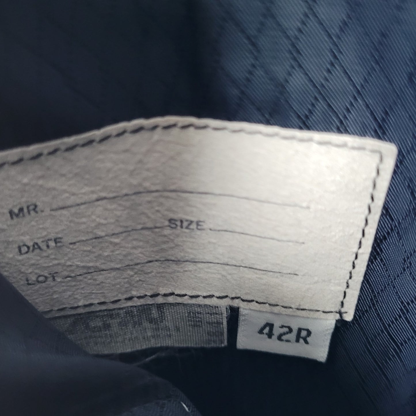 Hart Schaffner & Marx Blue Check Full Suit USA Made Jacket Size 42R Pants 34x31