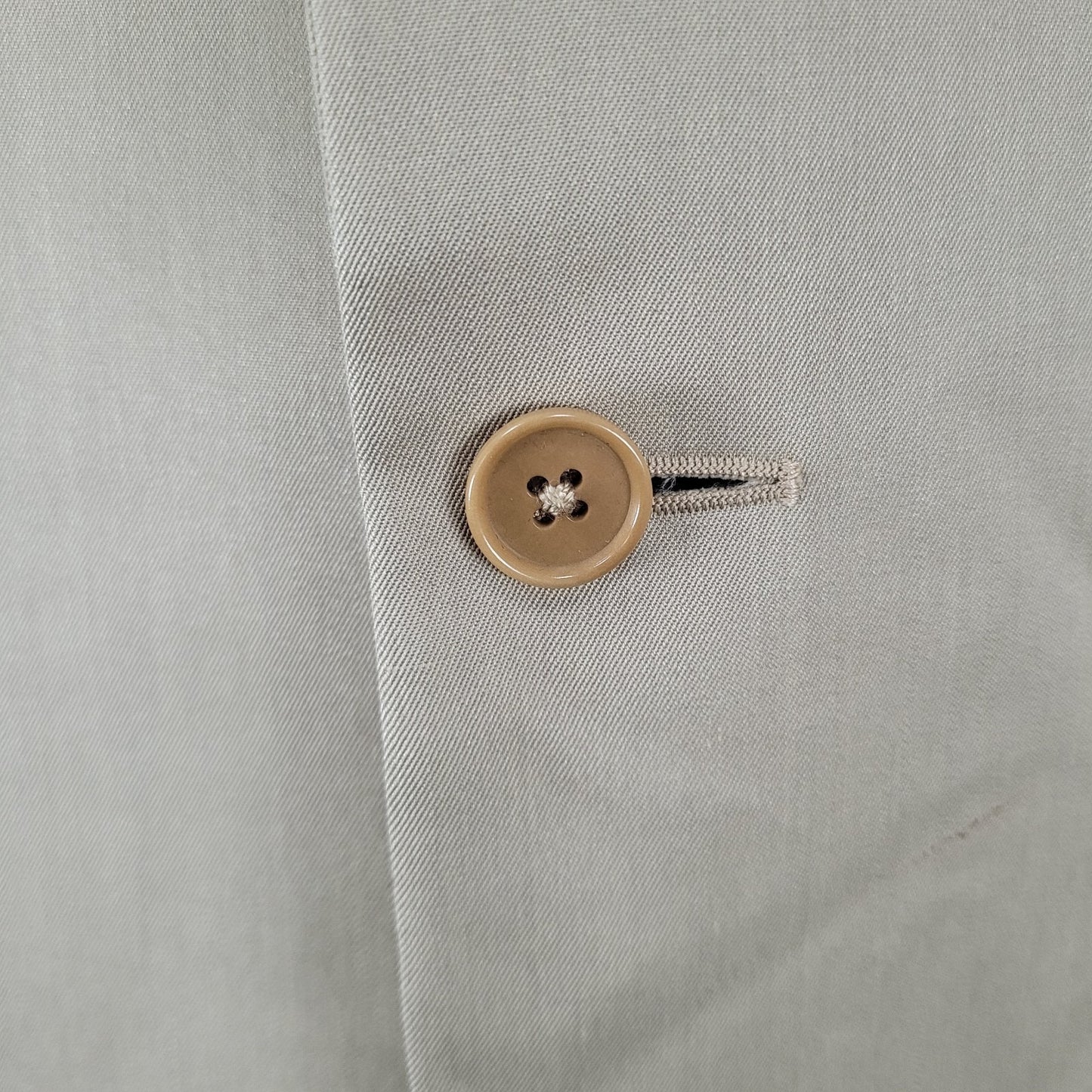 Ermenegildo Zegna Beige Silk Wool 3 Button Blazer Sport Coat Size 50 US 40