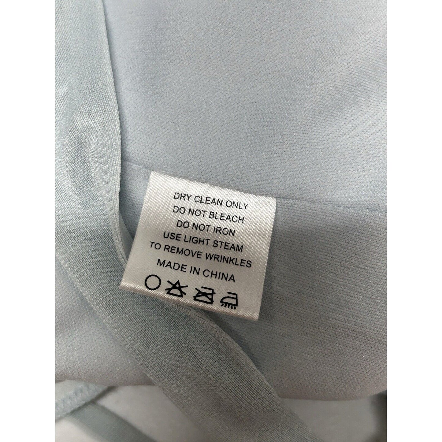 Azazie Sky Blue Racerback Front Slit Fitted Pleated Kalea Maxi Gown Dress XS