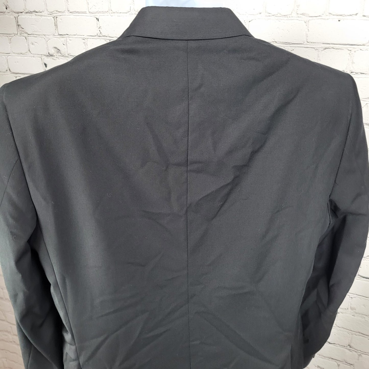 Jos A Bank Black 100% Wool Travelers Tailored Fit Blazer Sport Coat Size 42R