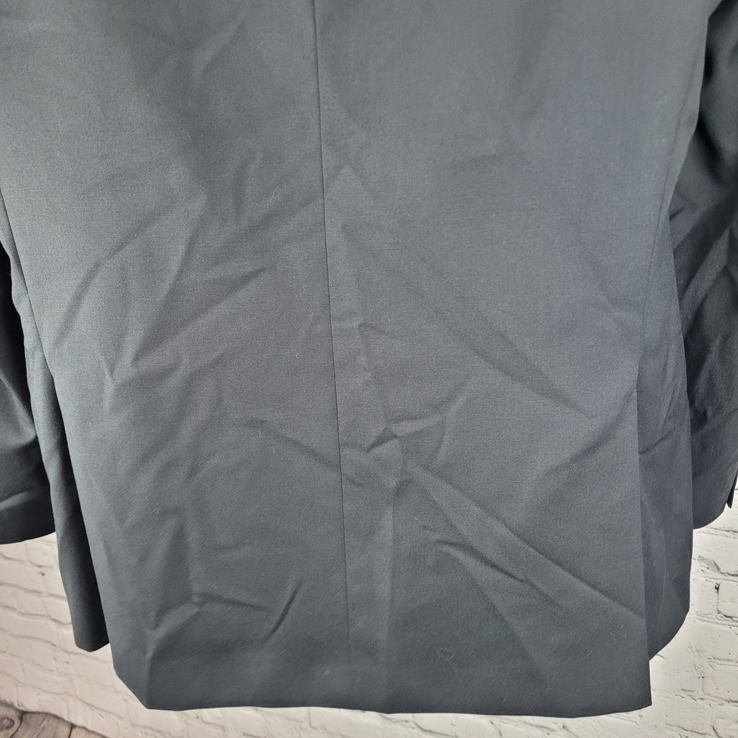 Jos A Bank Black 100% Wool Travelers Tailored Fit Blazer Sport Coat Size 42R