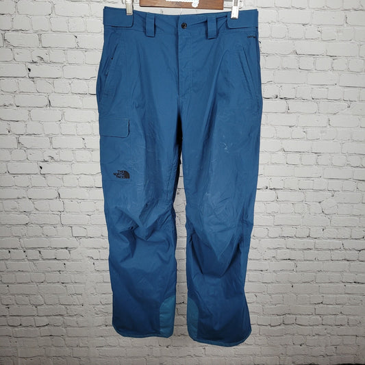 The North Face Blue Dry Vent Lined Bootcut Cargo Pants Large L (36x31)