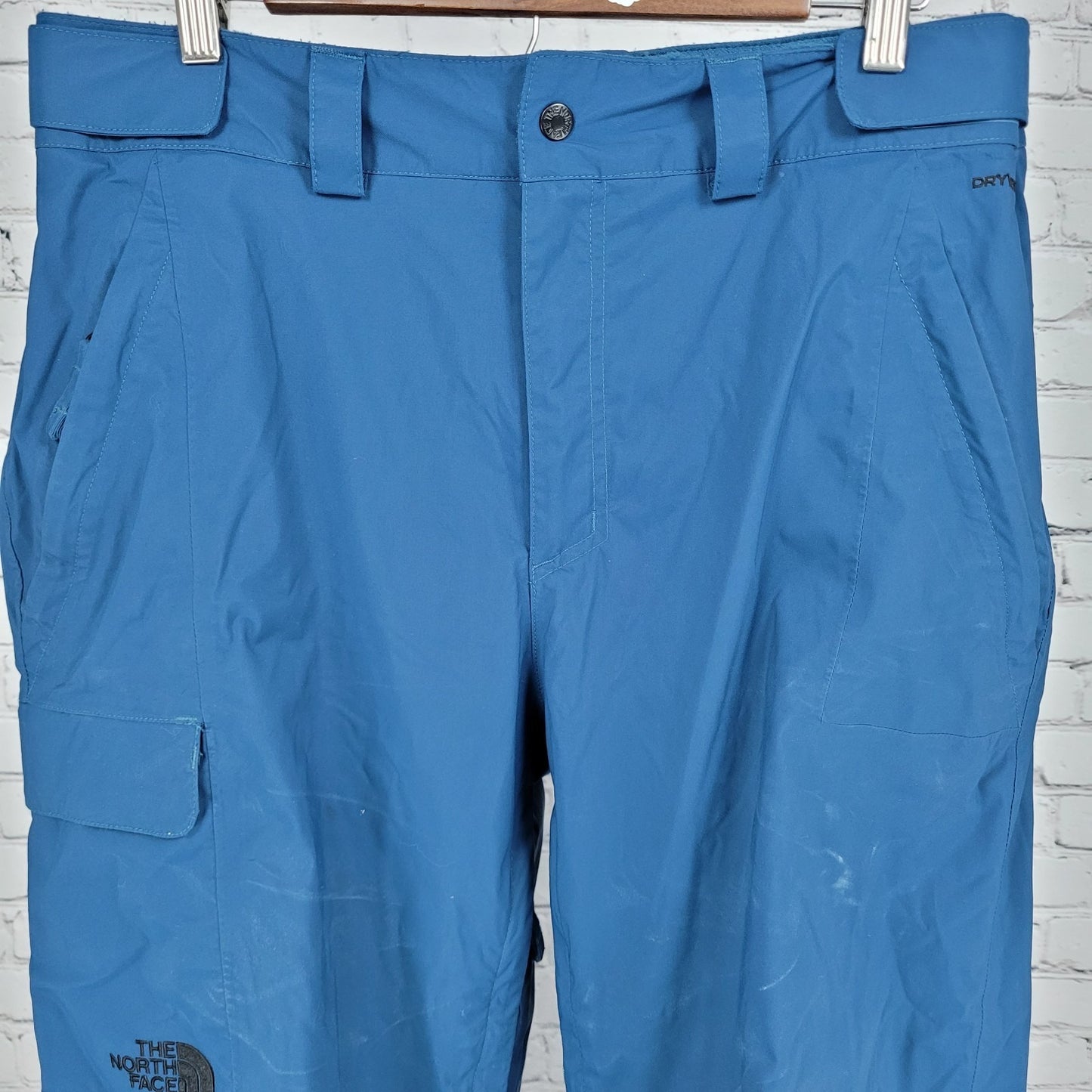 The North Face Blue Dry Vent Lined Bootcut Cargo Pants Large L (36x31)