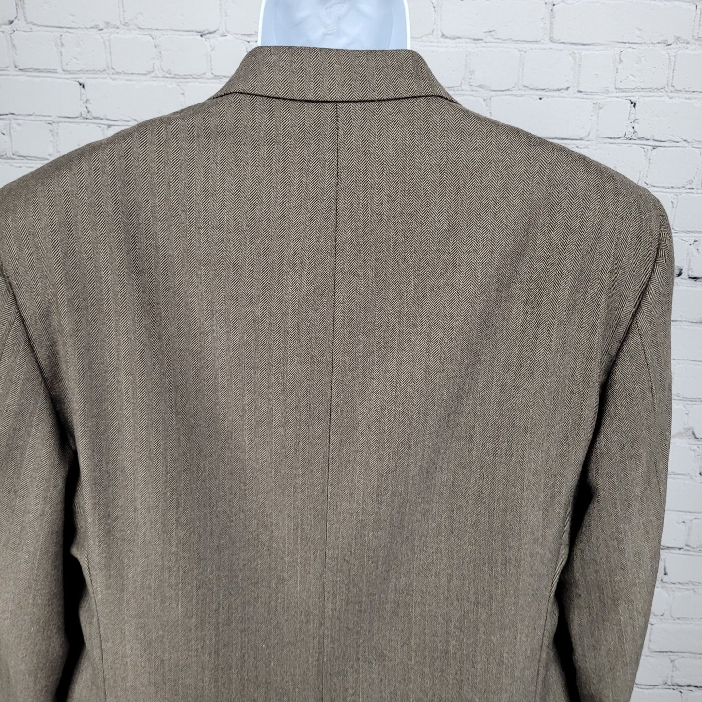 Brooks Brothers Brown 100% Wool 346 Madison Fit Blazer Sport Coat Size 44R