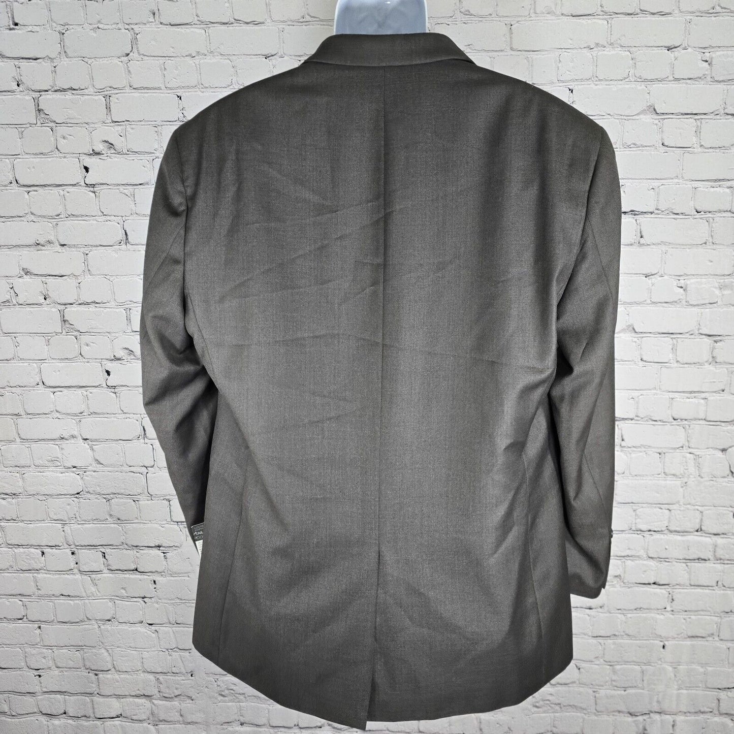 Louis Raphael Tailored Comfort Super 150s Gray Twill Sport Coat Blazer Size 42L
