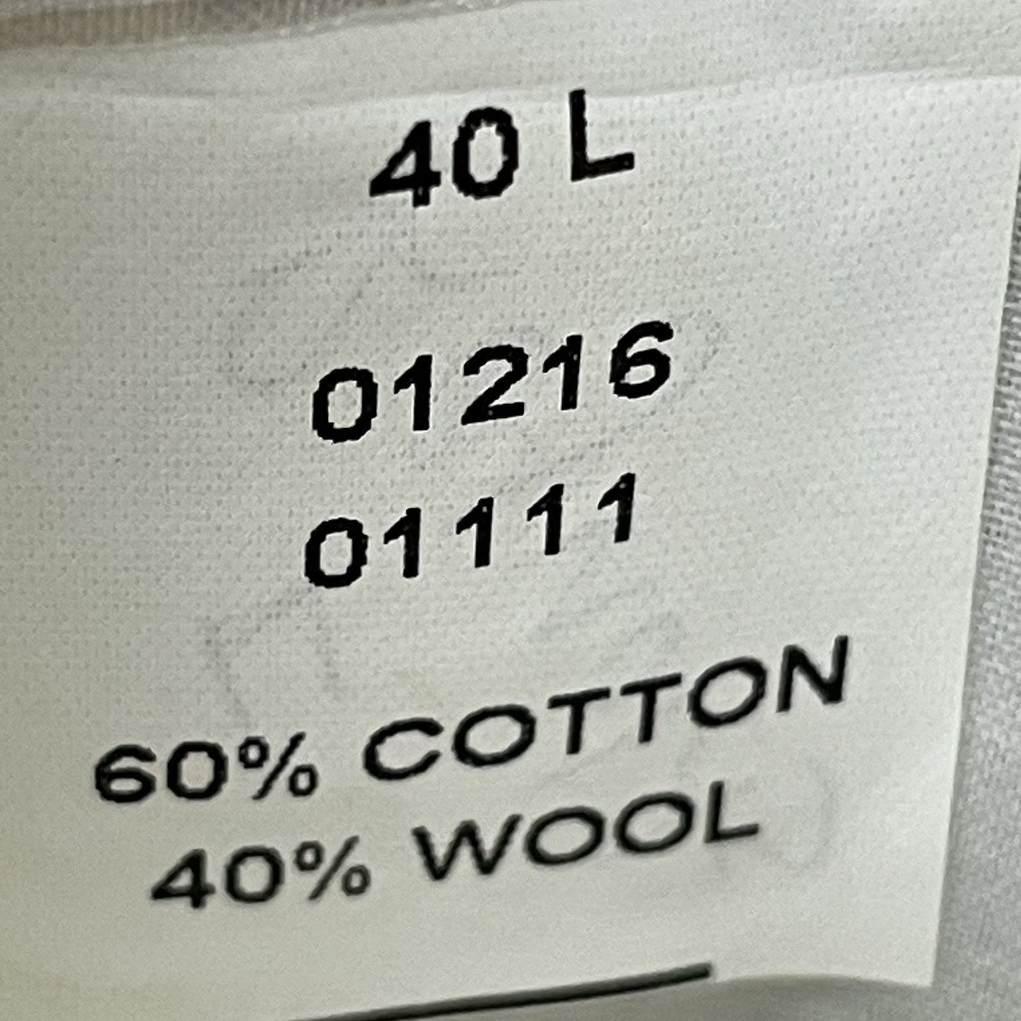 Jos A Bank Tan Cotton Wool 2 Button Vented Notch Blazer Sport Coat Size 40L