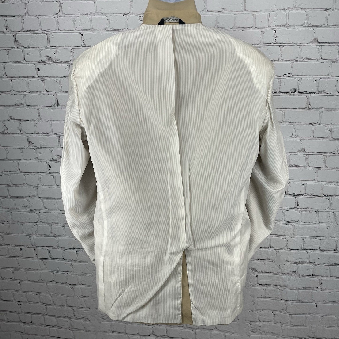 Jos A Bank Tan Cotton Wool 2 Button Vented Notch Blazer Sport Coat Size 40L