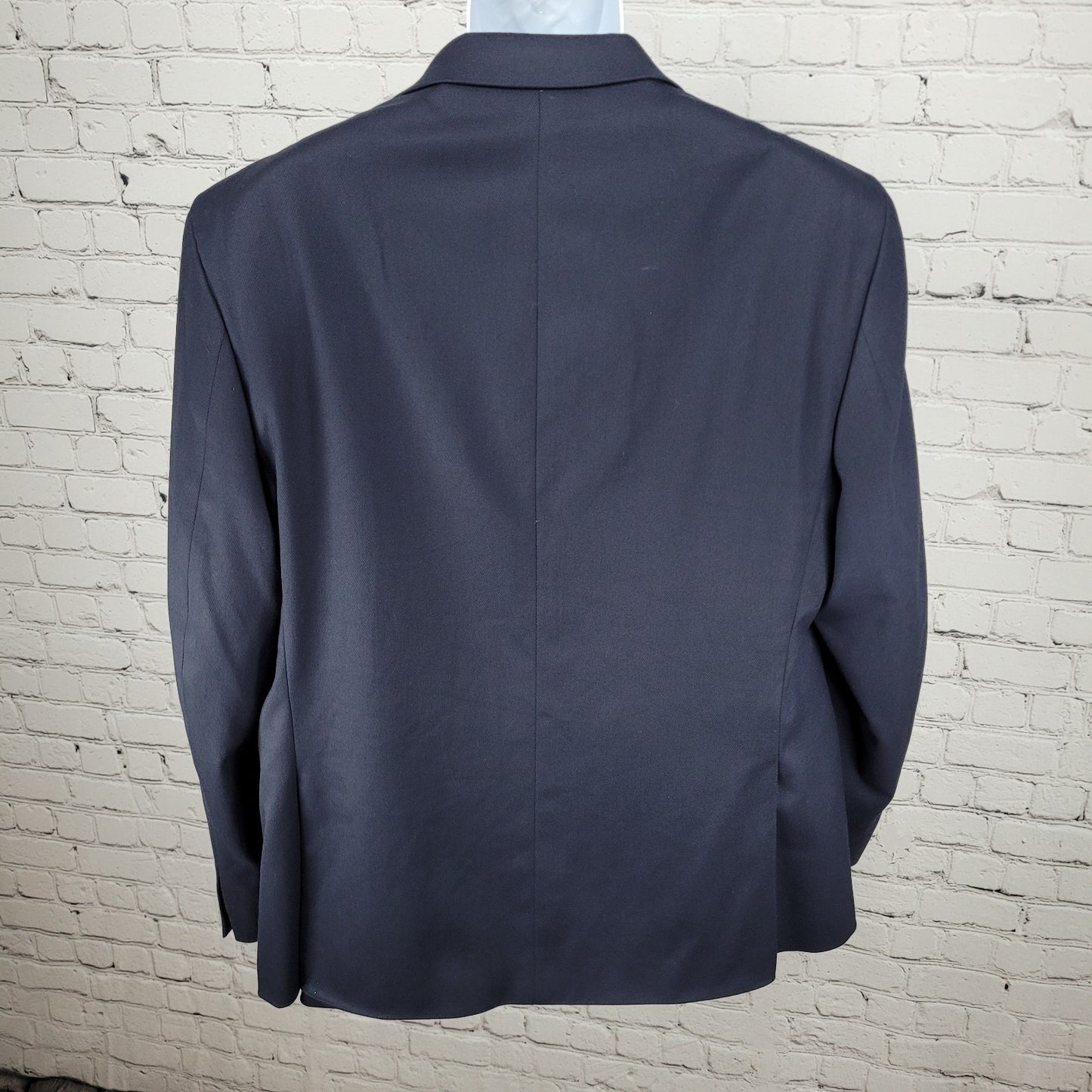 Michael Kors Navy Blue 2 Button Double Vented Notch Blazer Sport Coat Size 46R