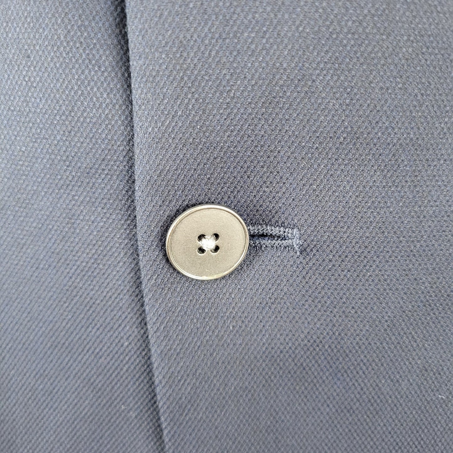 Michael Kors Navy Blue 2 Button Double Vented Notch Blazer Sport Coat Size 46R