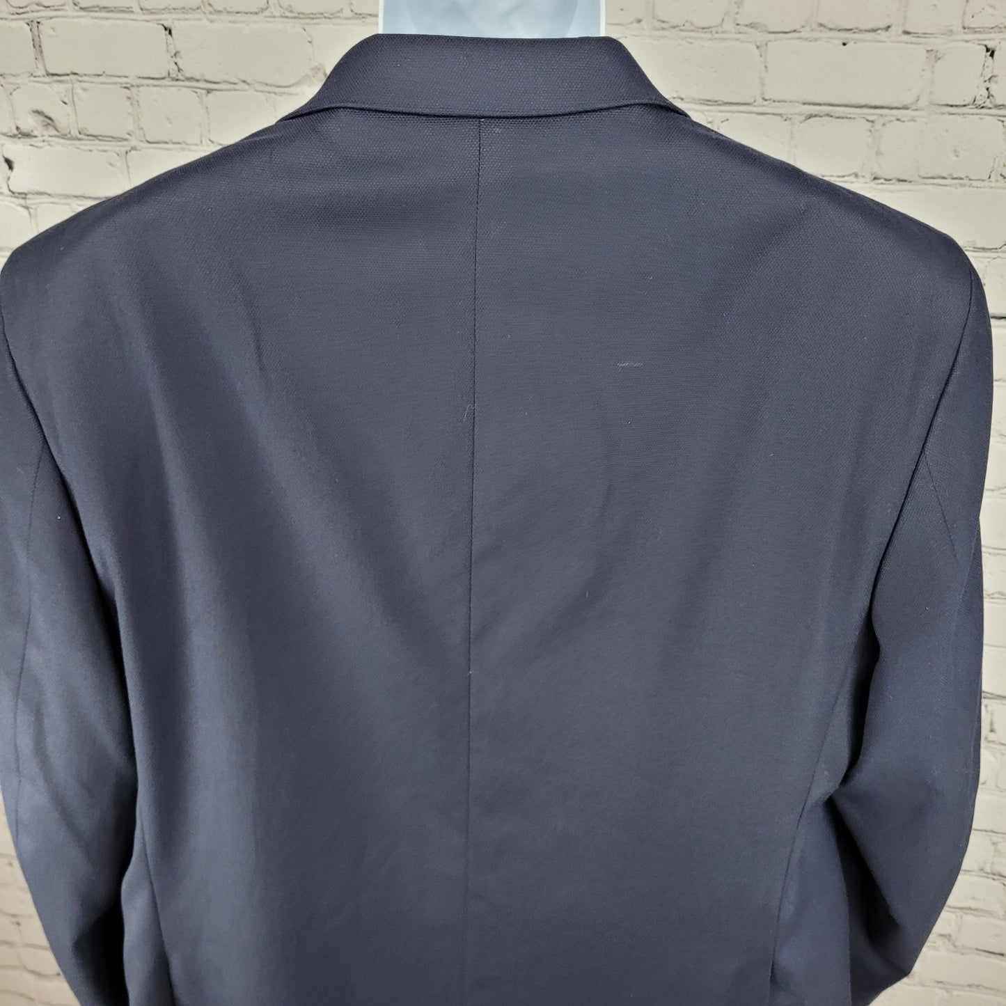 Michael Kors Navy Blue 2 Button Double Vented Notch Blazer Sport Coat Size 46R