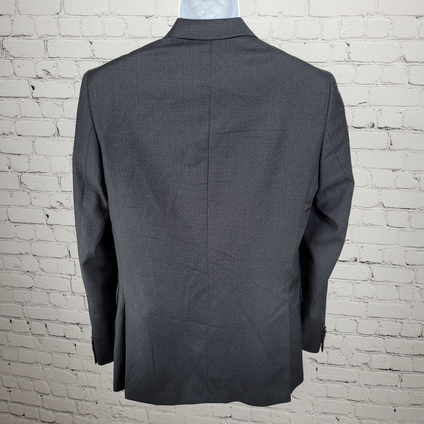 Ted Baker London Endurance Black Blue Wool Jay CT 2 Button Blazer Sport Coat 38R