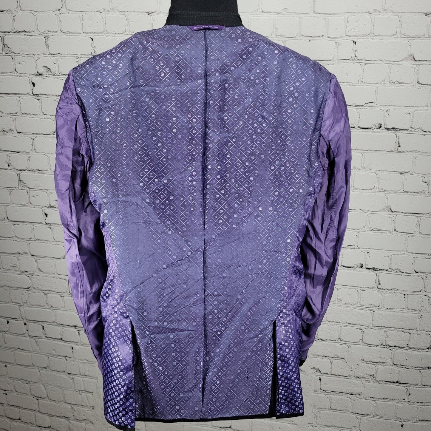 Ted Baker London Endurance Black Blue Wool Jay CT 2 Button Blazer Sport Coat 38R