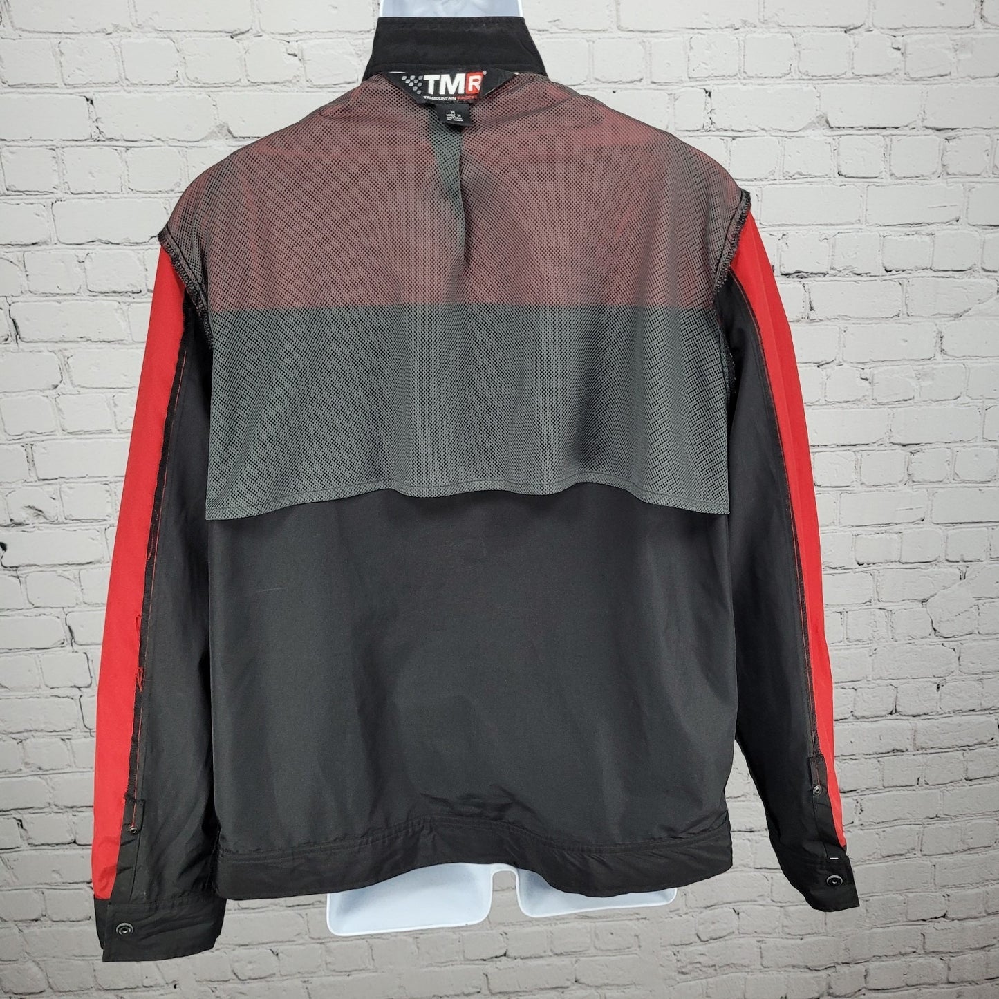 Circuit Of The Americas TMR Black Red Full Zip Windbreaker Jacket Medium M