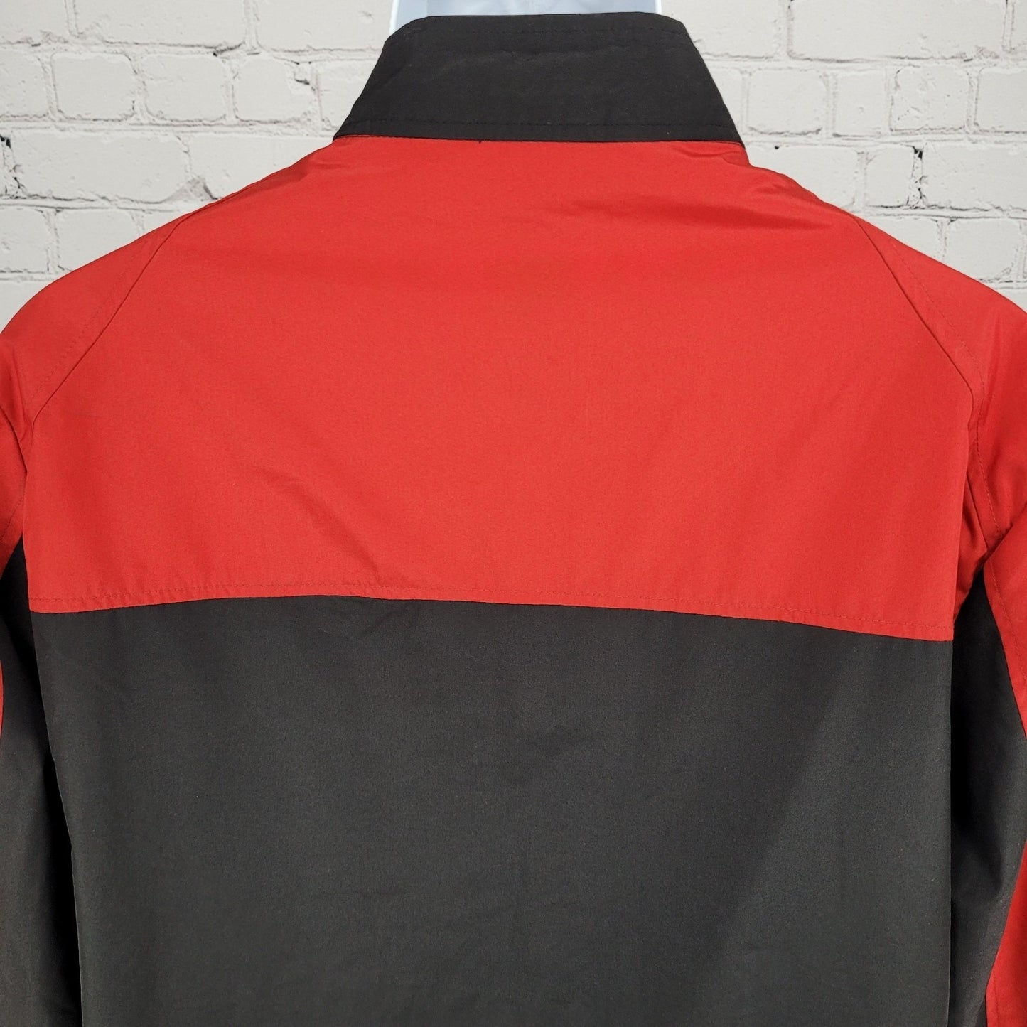 Circuit Of The Americas TMR Black Red Full Zip Windbreaker Jacket Medium M