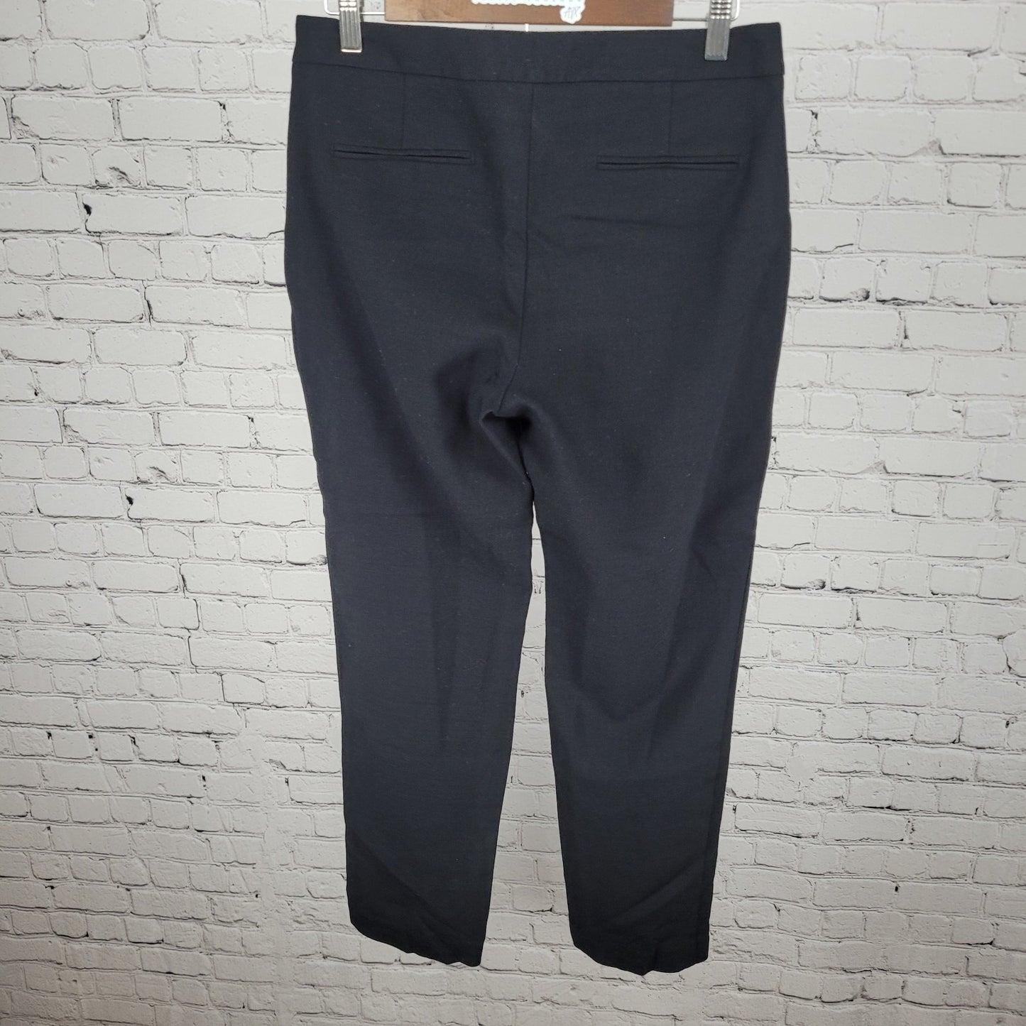 Talbots Heritage Wool Blend Stretch Lightweight Mid Rise Pants Size 8 (29x28)