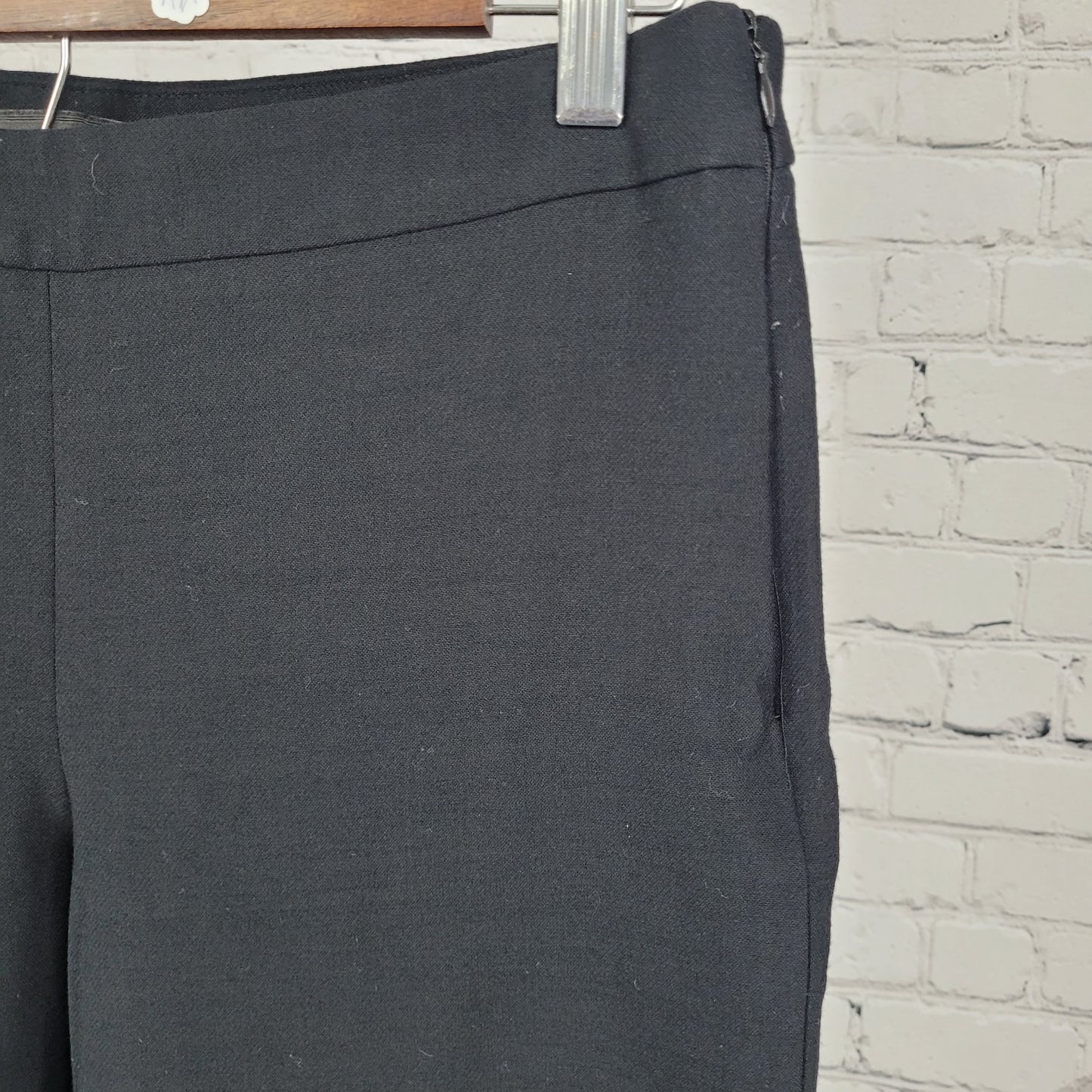 Talbots Heritage Wool Blend Stretch Lightweight Mid Rise Pants Size 8 (29x28)