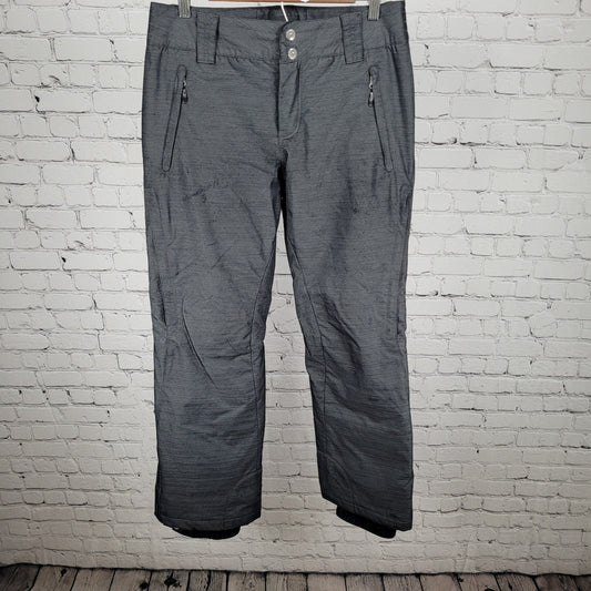 Columbia Grey Omni Tech Insulated Waterproof Snow Ski Pants Size Small S (31x30)