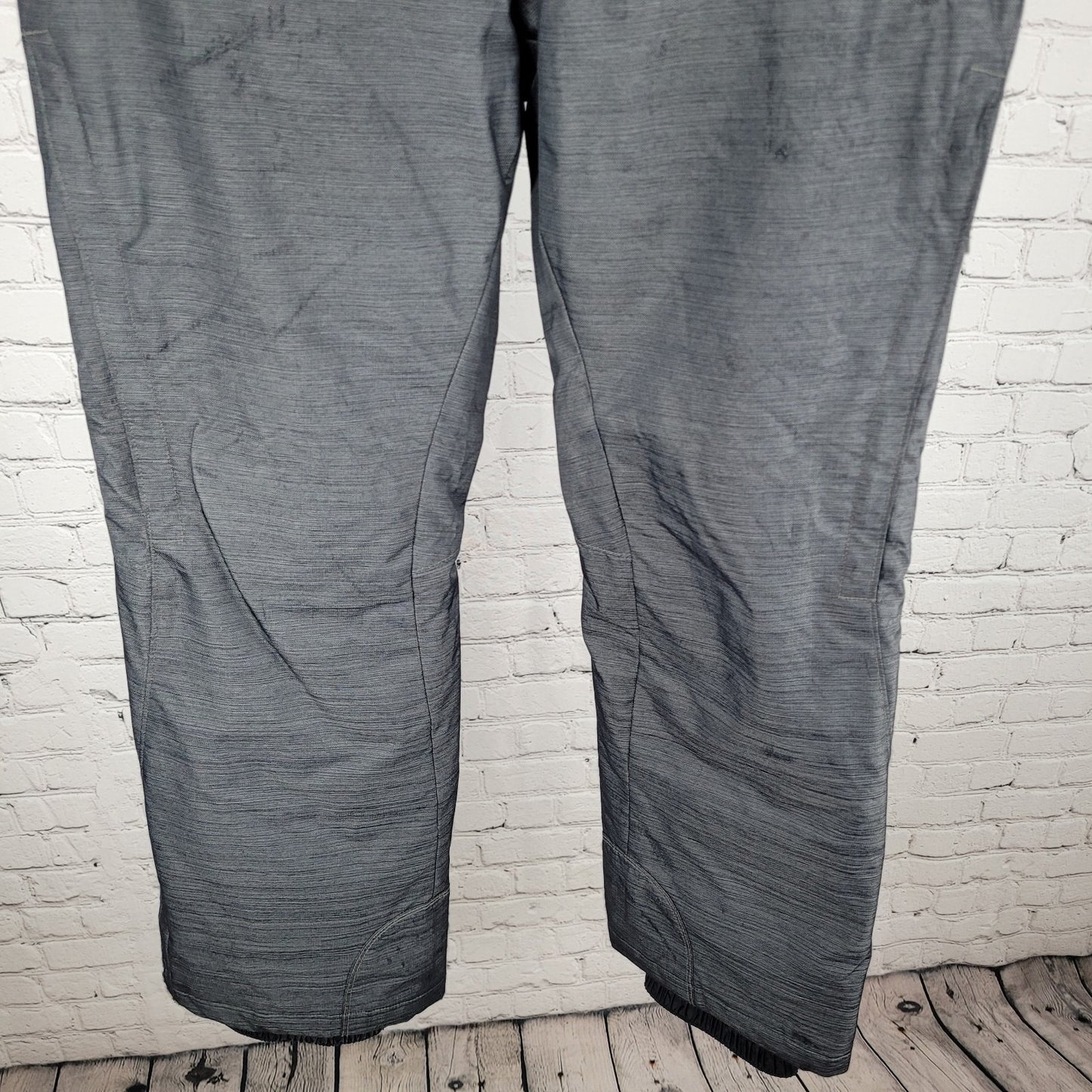 Columbia Grey Omni Tech Insulated Waterproof Snow Ski Pants Size Small S (31x30)