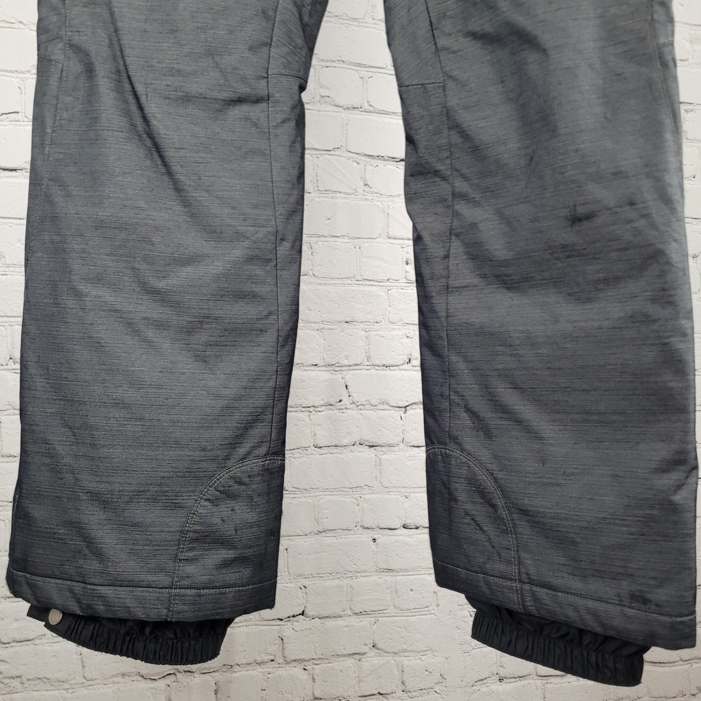 Columbia Grey Omni Tech Insulated Waterproof Snow Ski Pants Size Small S (31x30)
