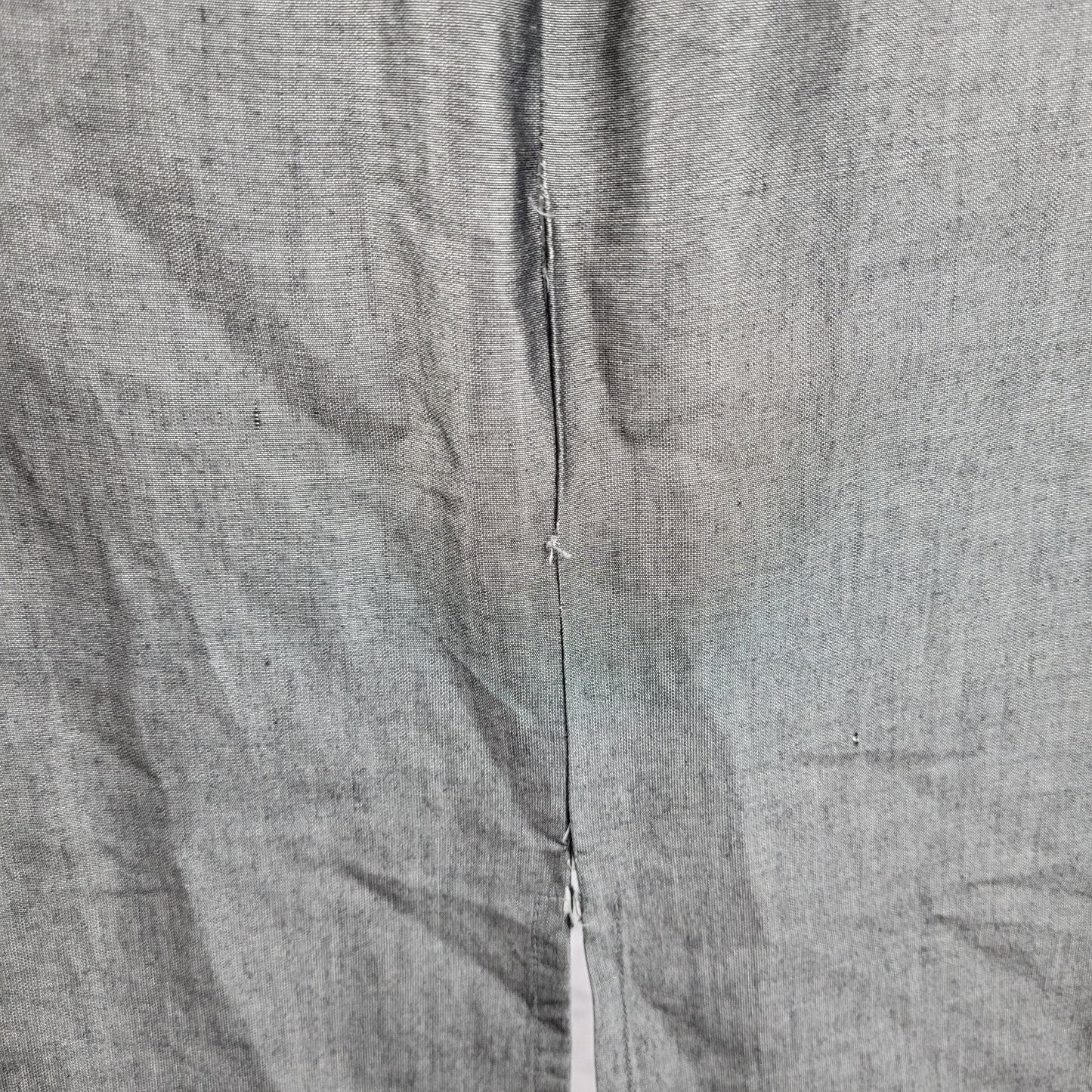 Isda & Co Grey Wool Blend Lightweight Unlined Sleeveless Shift Dress Size 10