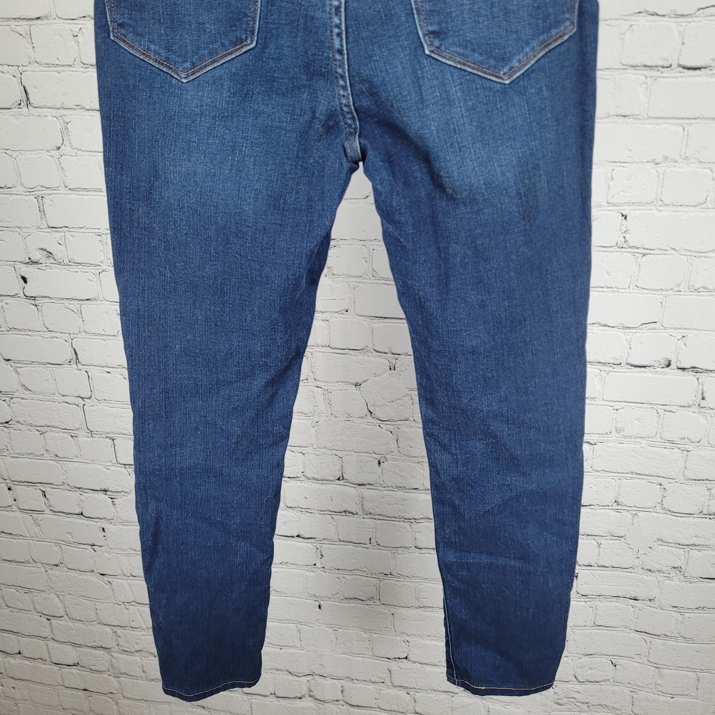 Madewell Blue 9" Mid Rise Skinny Stretch Dark Wash Ankle Jeans 26 (26x27)