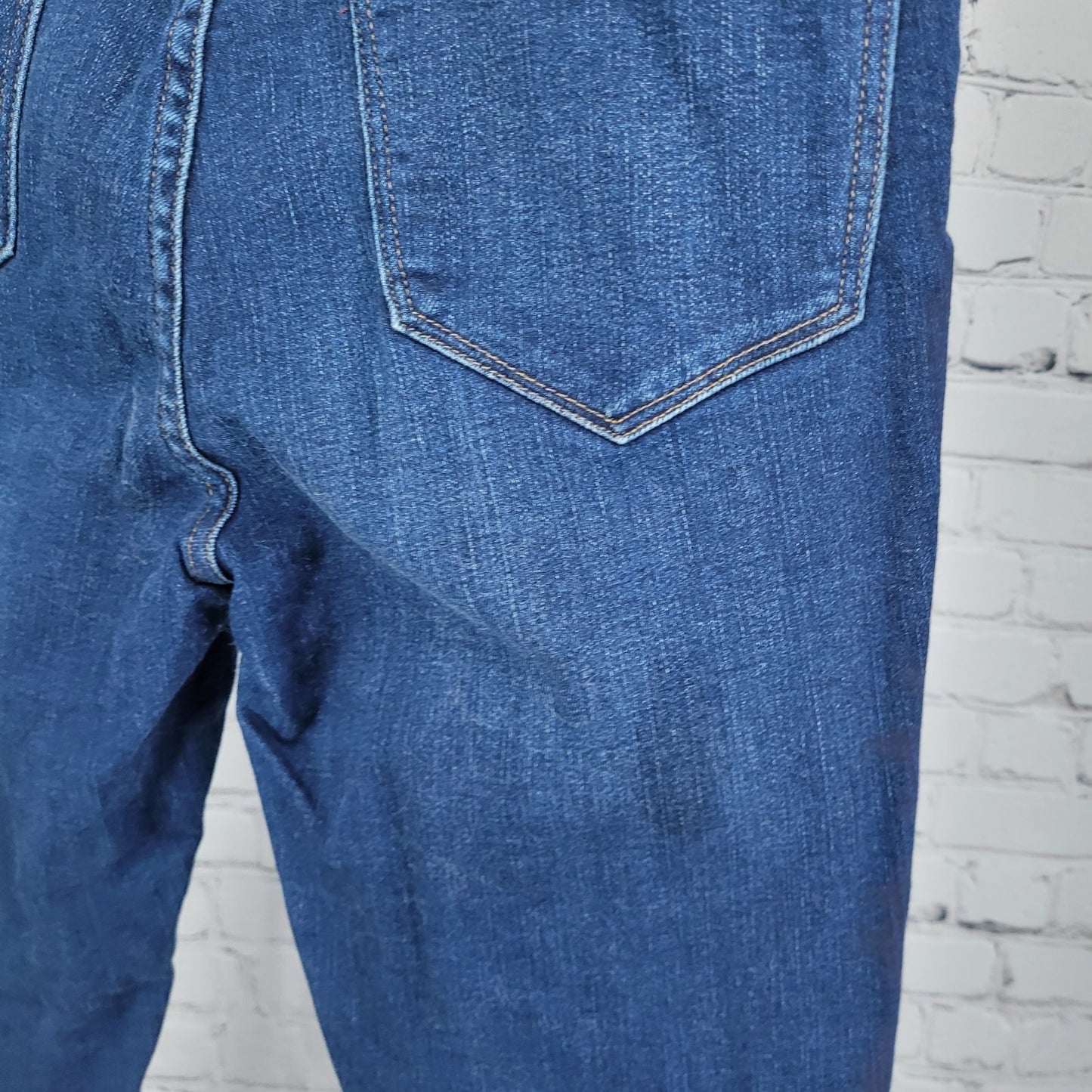 Madewell Blue 9" Mid Rise Skinny Stretch Dark Wash Ankle Jeans 26 (26x27)
