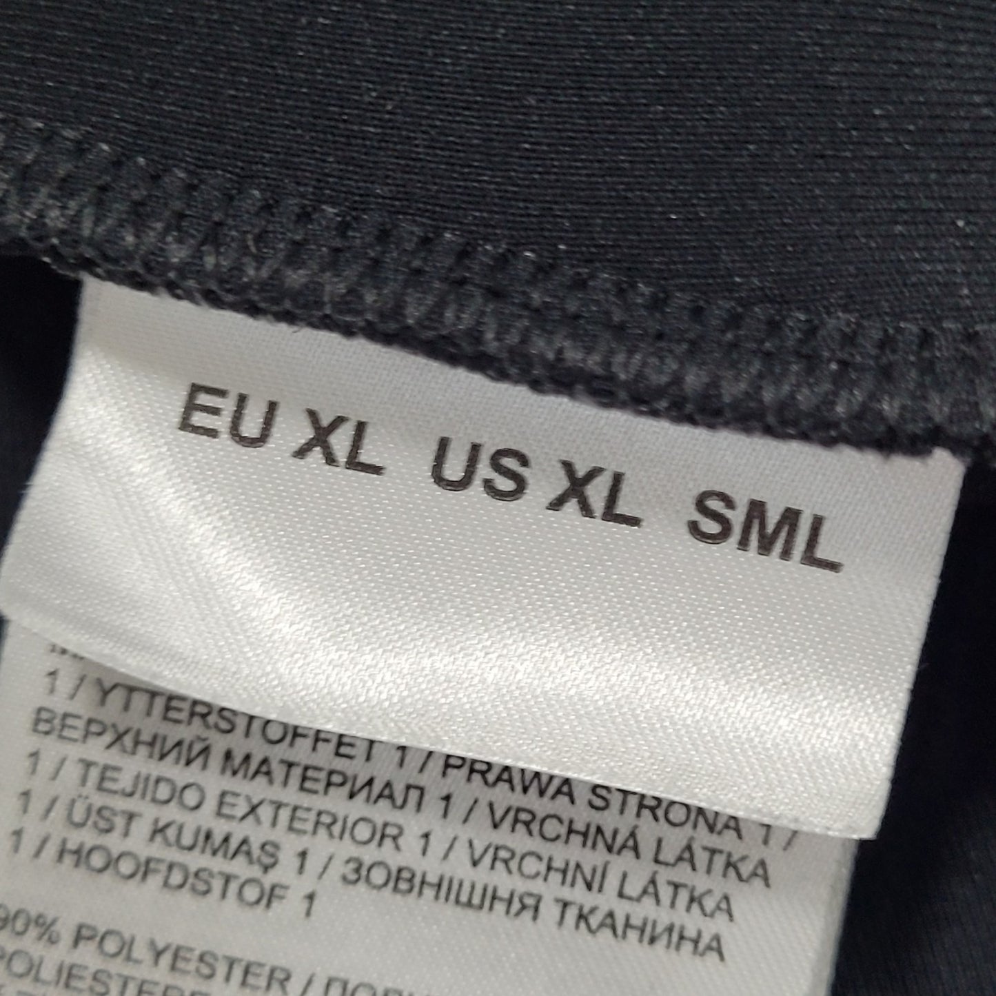 Bogner Black Light Stretch Unlined Zip Pockets Athletic Track Jacket XL *zipper