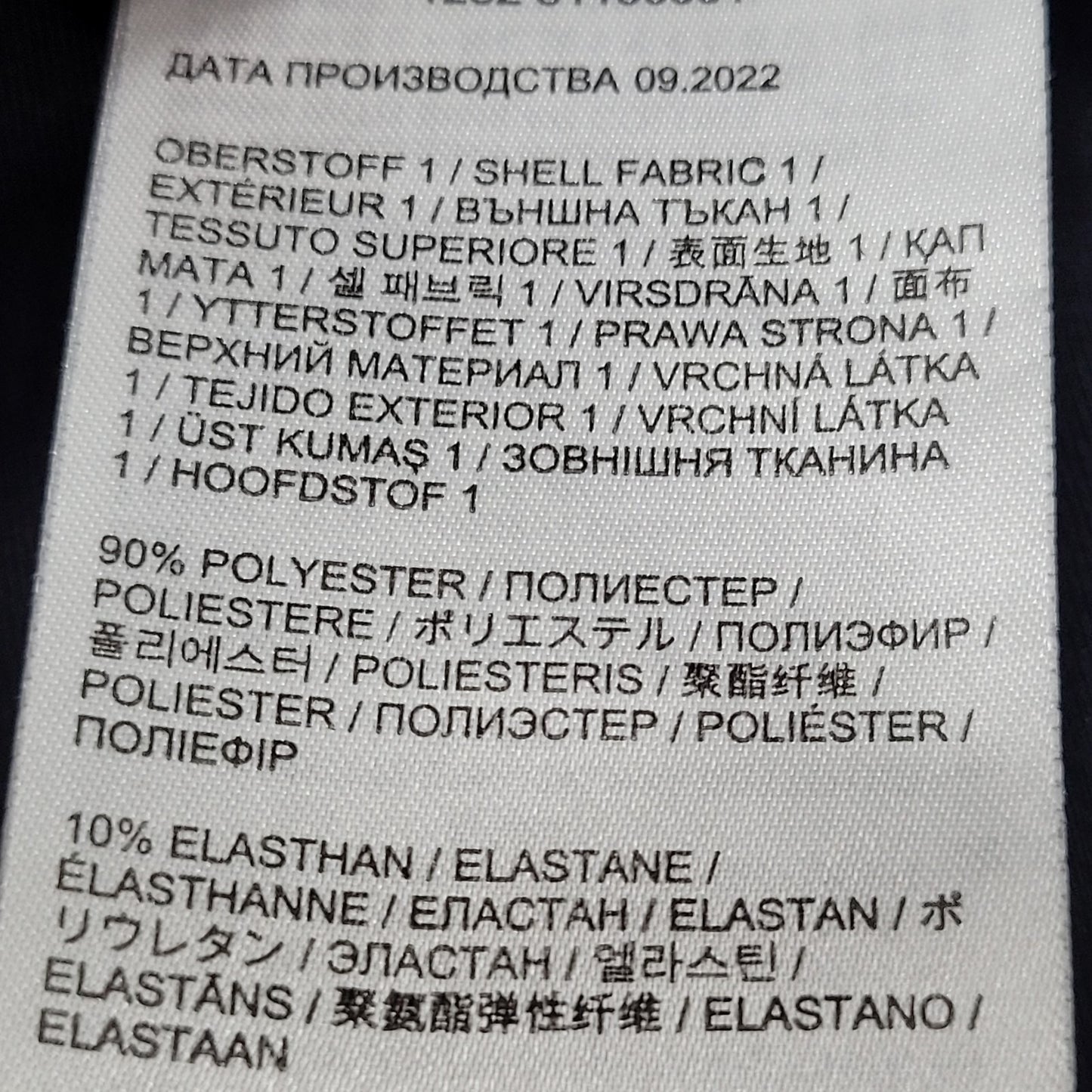 Bogner Black Light Stretch Unlined Zip Pockets Athletic Track Jacket XL *zipper