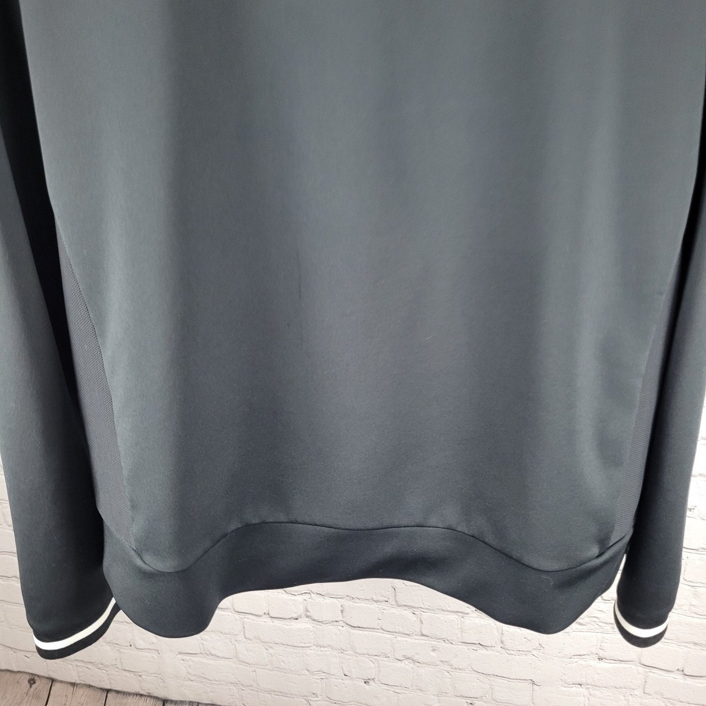 Bogner Black Light Stretch Unlined Zip Pockets Athletic Track Jacket XL *zipper