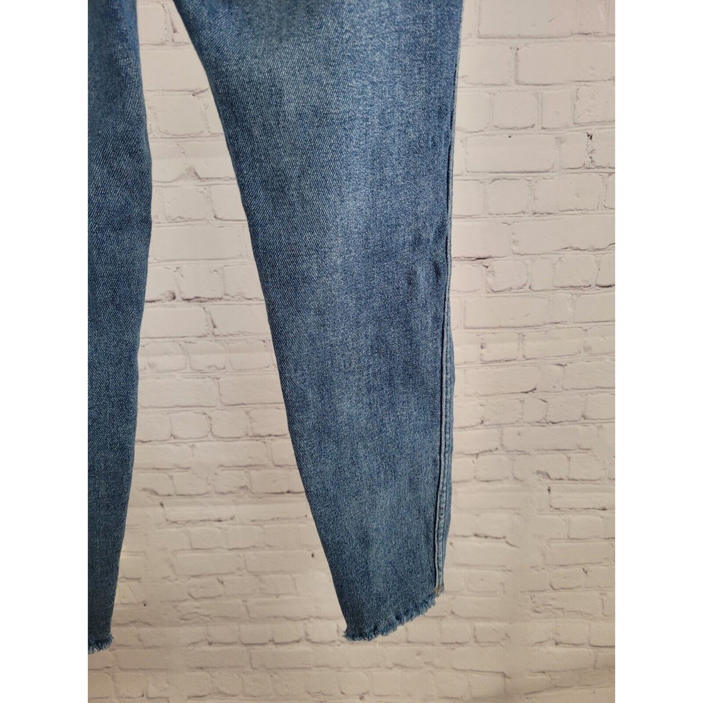 Madewell Blue 10" High Rise Skinny Jeans Medium Wash Women’s Size 25P *puckering