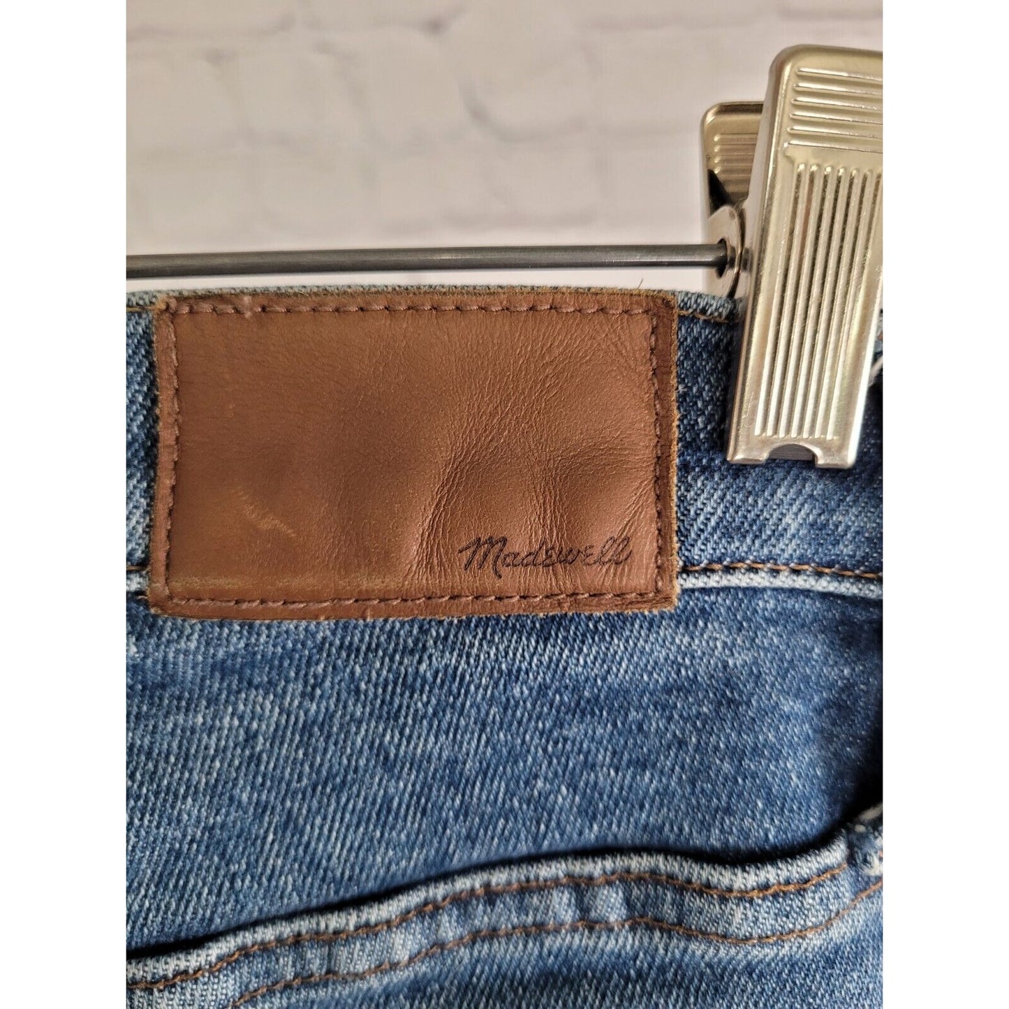 Madewell Blue 10" High Rise Skinny Jeans Medium Wash Women’s Size 25P *puckering