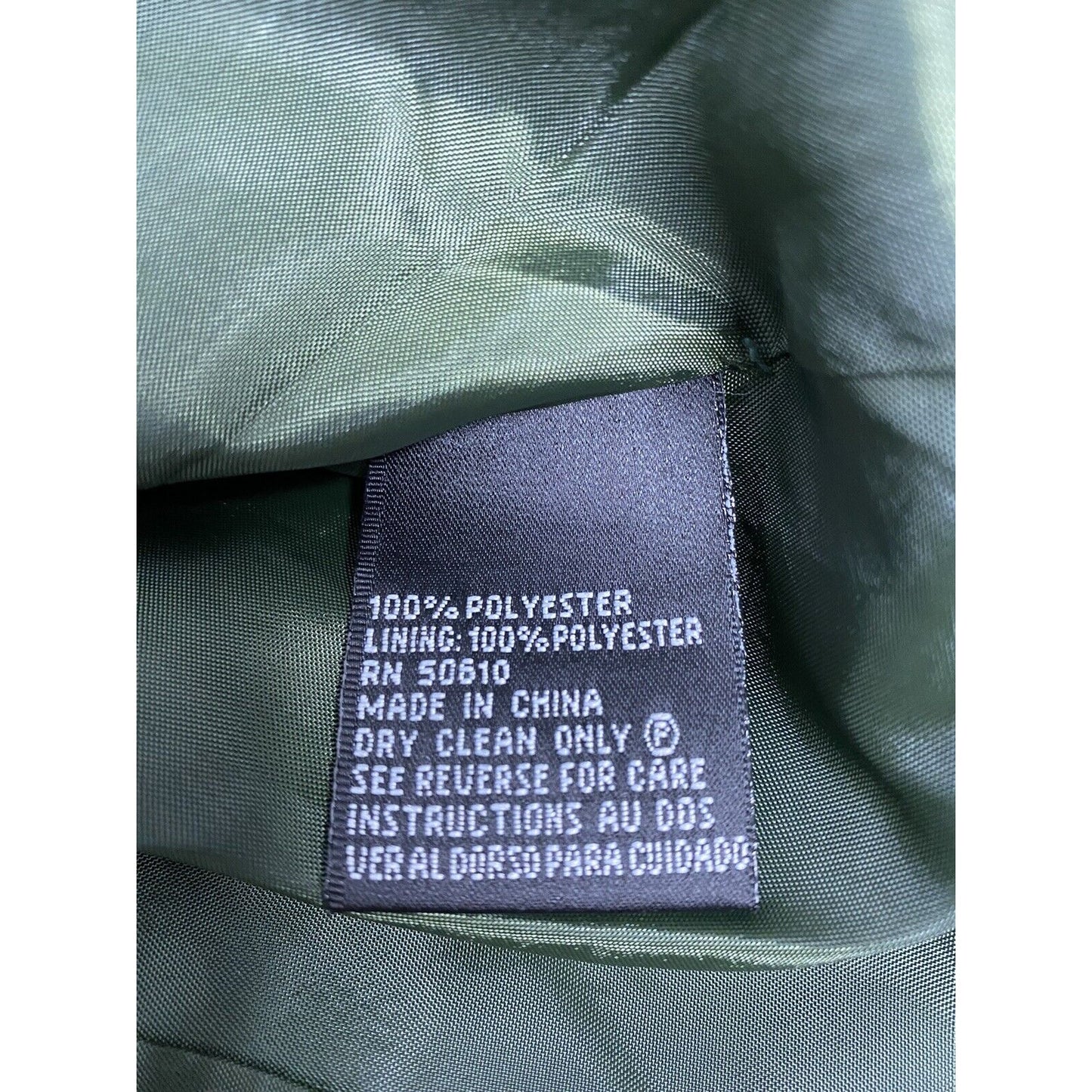 Le Suit Olive Green 8 Button Collared Blazer Coat Jacket Womens 8