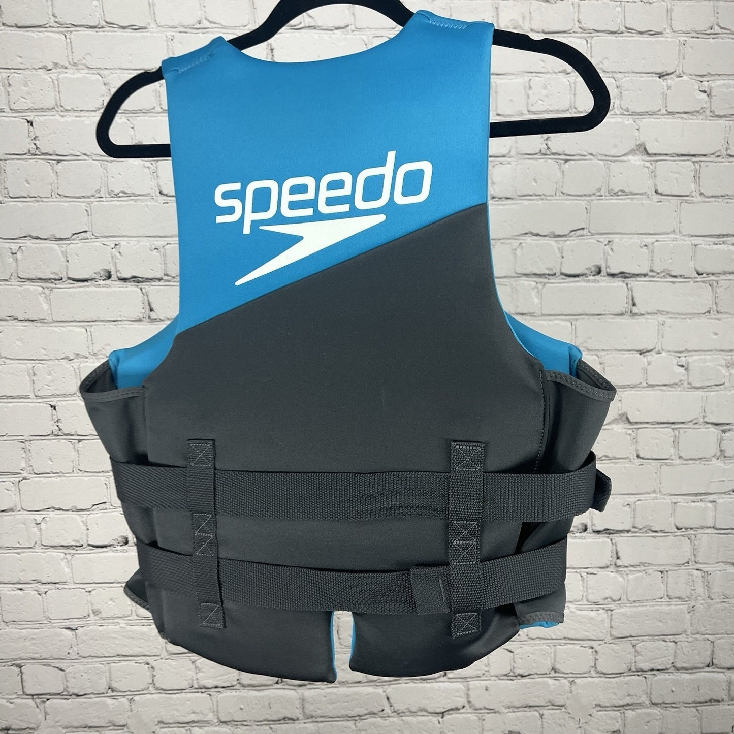 Speedo Blue Grey Type 3 PDF USCG Life Jacket Vest Adult M/L   90lbs Chest 36-44