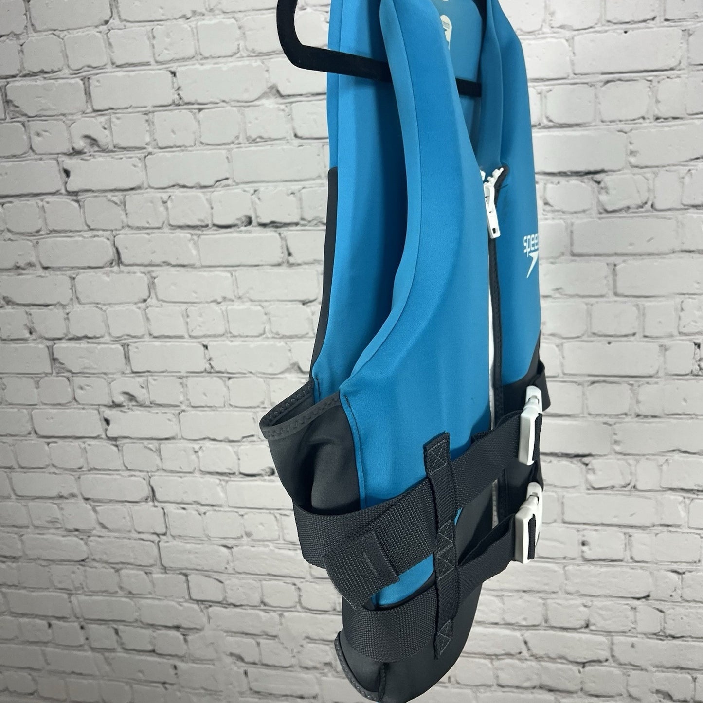 Speedo Blue Grey Type 3 PDF USCG Life Jacket Vest Adult M/L   90lbs Chest 36-44