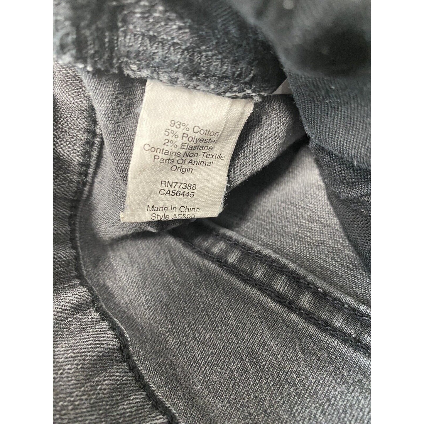 Madewell Dark Gray 9” High Riser Skinny Skinny Denim Jeans Pants (26 x 27)