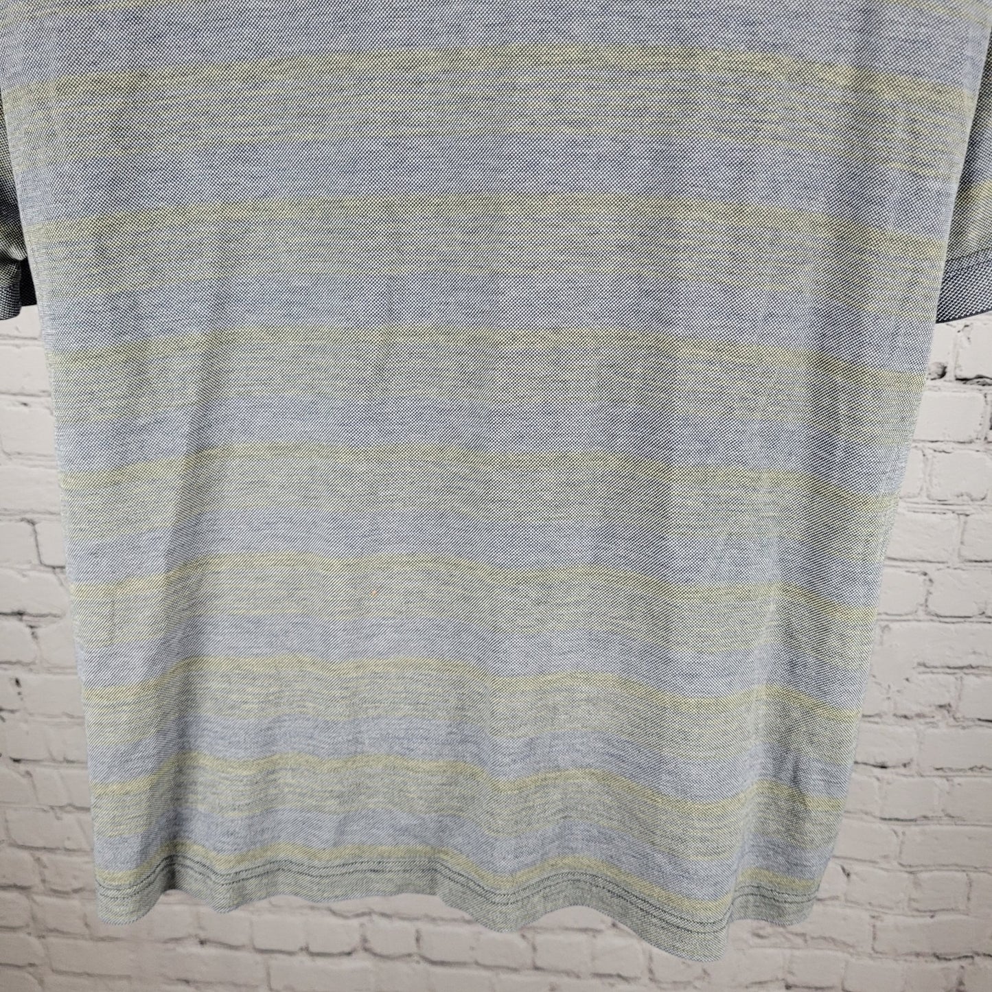 Augusta National Golf Shop Grey 60's 2 Ply Mercerized Cotton Polo Shirt Size XL