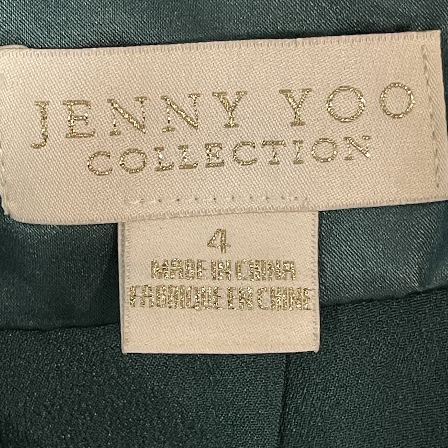 Jenny Yoo Green Strappy Backless Wrap Tie Bridesmaid Maxi Dress Gown Size 4