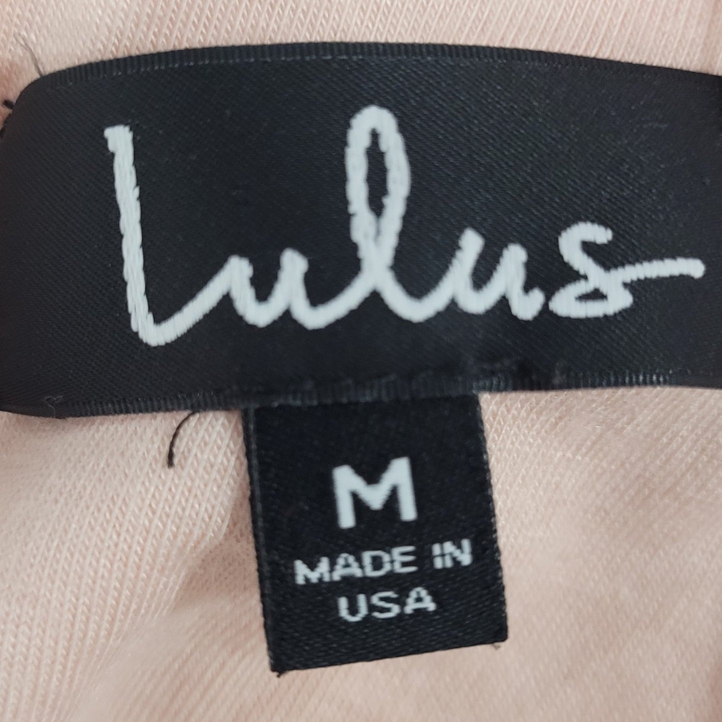 Lulus Pink Sleeveless Plunge Side Slit Stretch Lined Midi Bodycon Dress USA M