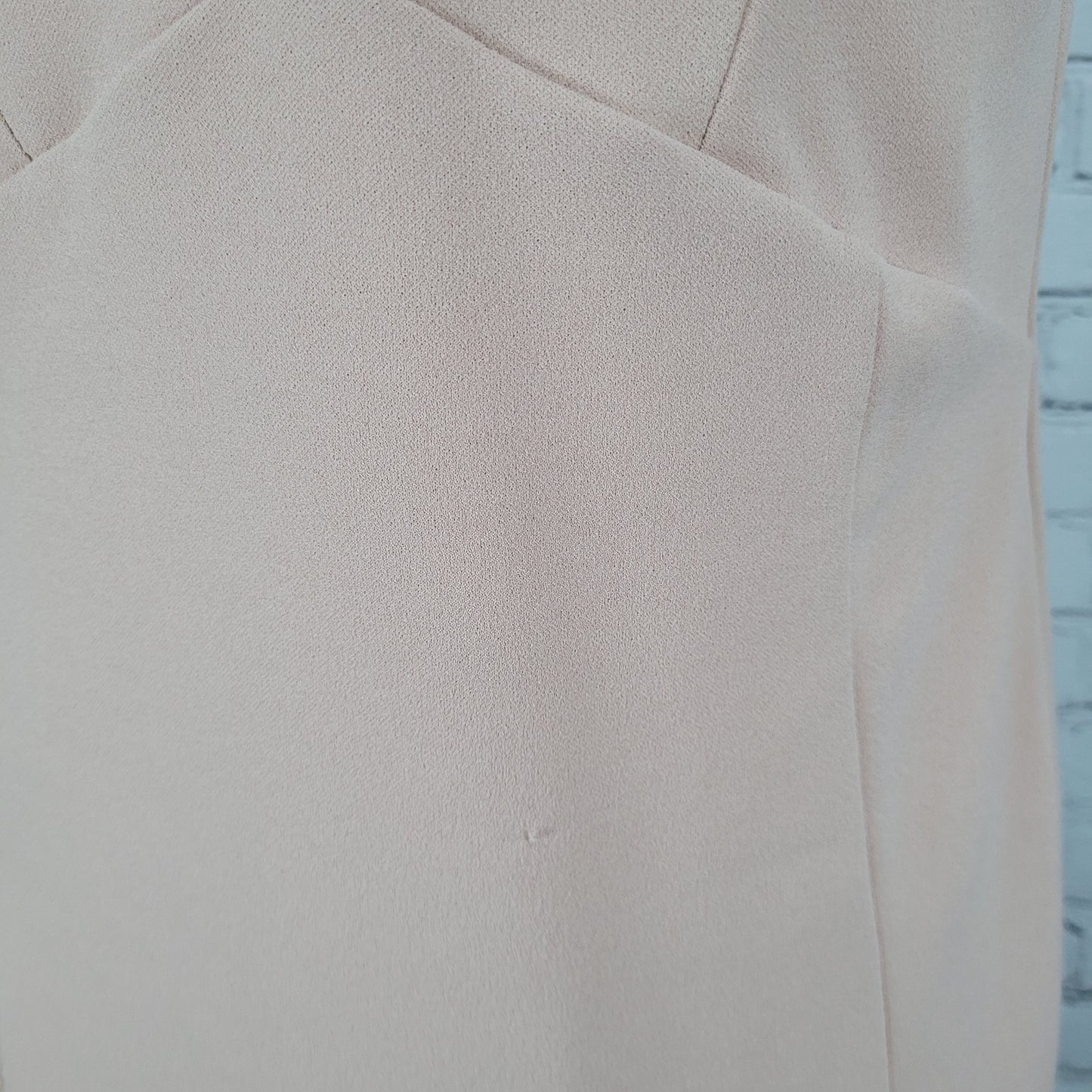 Lulus Pink Sleeveless Plunge Side Slit Stretch Lined Midi Bodycon Dress USA M