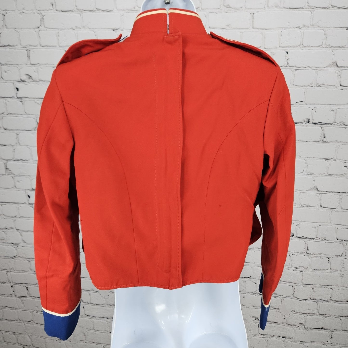 VTG Fruhauf Jack C Hays Rebel Marching Band Red White Blue Uniform US 36R