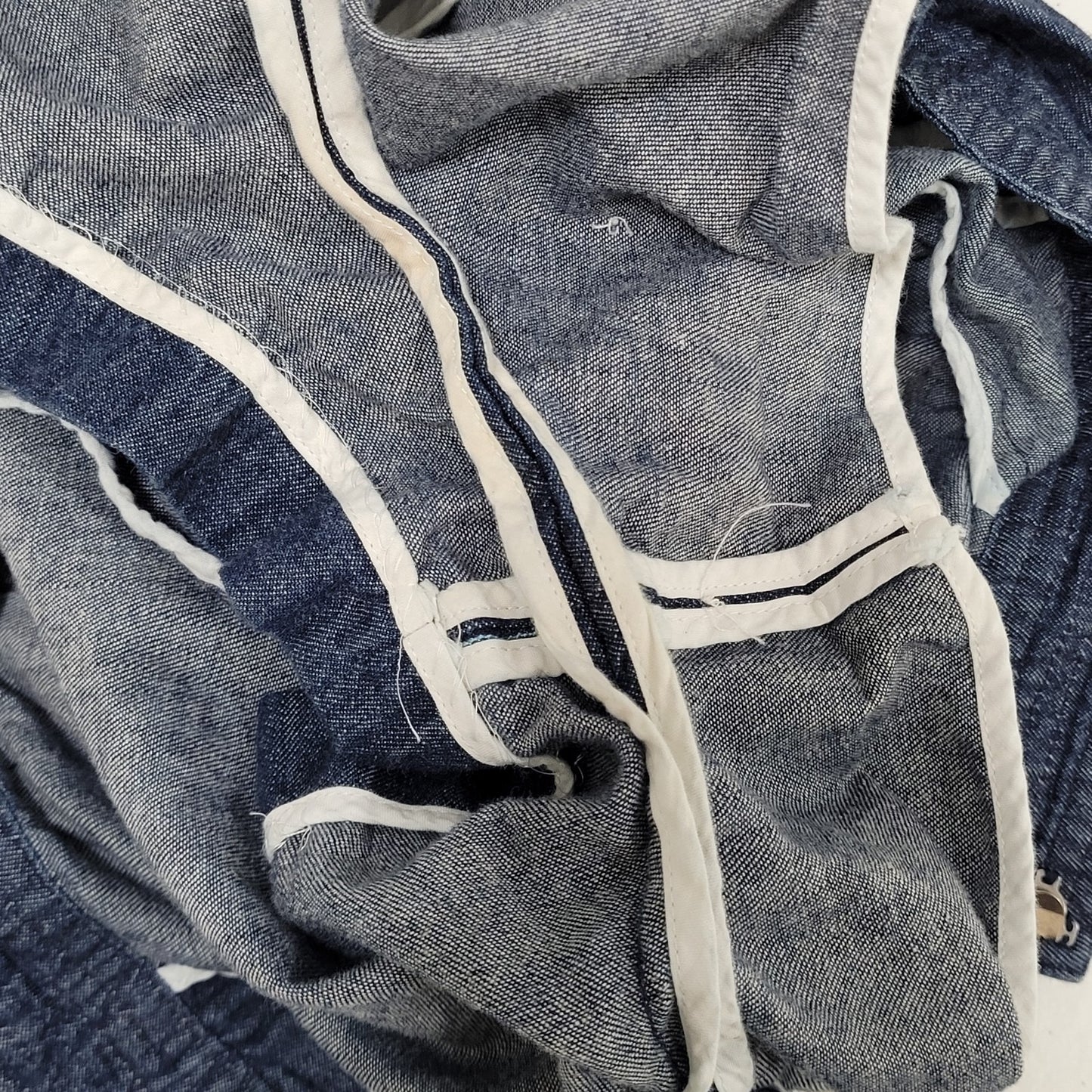 JOIE Blue 100% Cotton Chambray Belted High Rise Lightweight Shorts Size 4 (27x2)