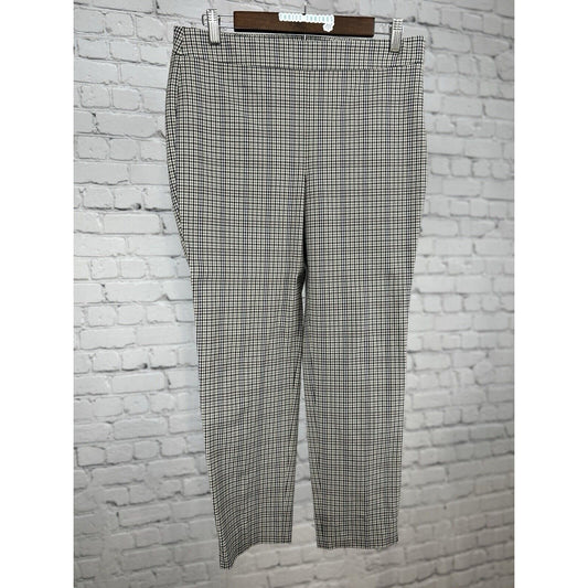Talbots Chatham Ankle Multicolor Plaid Mid Rise Capri Pants Size 8 P (31X26)