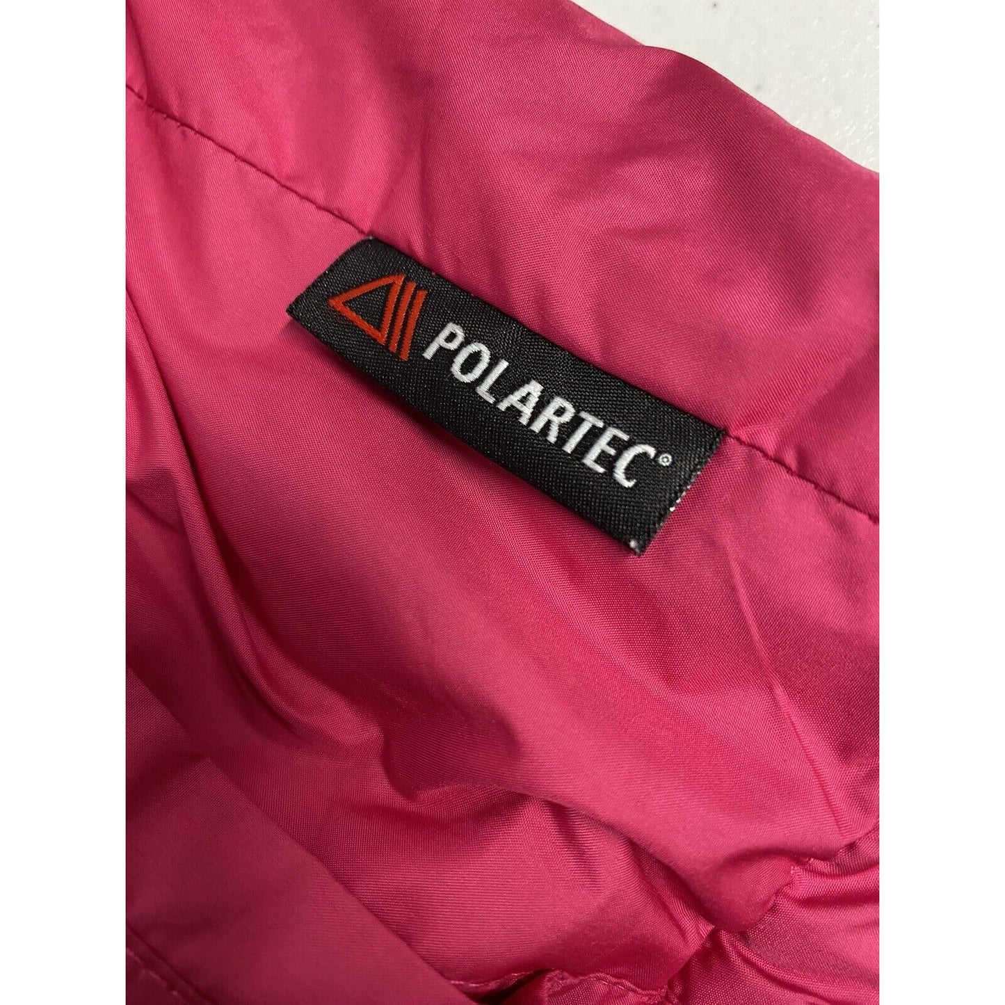 Cabela’s Polartec Pink Purple Full Zip Fleece Lined Winter Jacket Youth Girls 3T