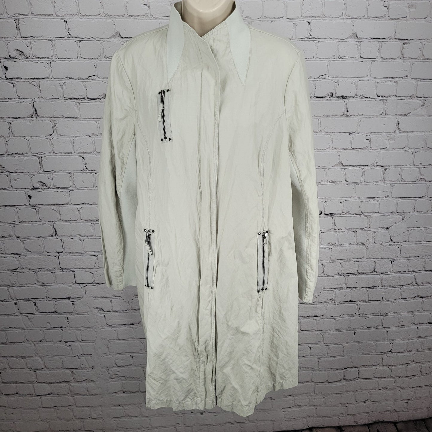 Stella Carakasi Favorite Jacket in Birch Twill Minimalist Lightweight Large L