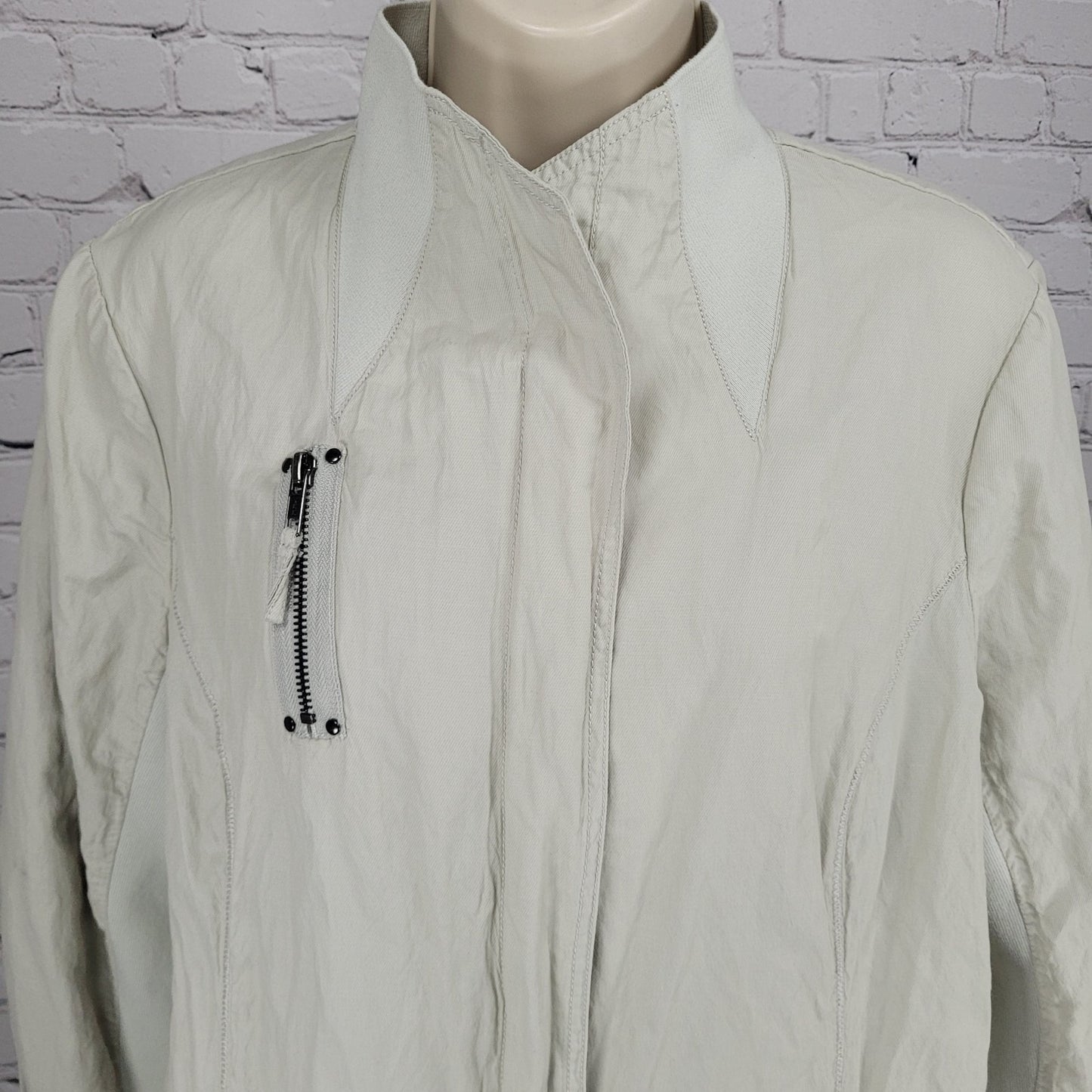 Stella Carakasi Favorite Jacket in Birch Twill Minimalist Lightweight Large L