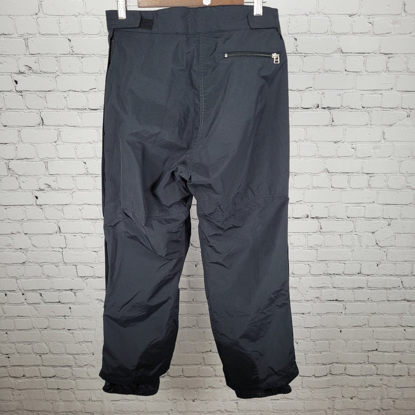 Obermeyer Black Adjustable Waist Zip Pocket Snow Ski Pants Size 10 (31x30)