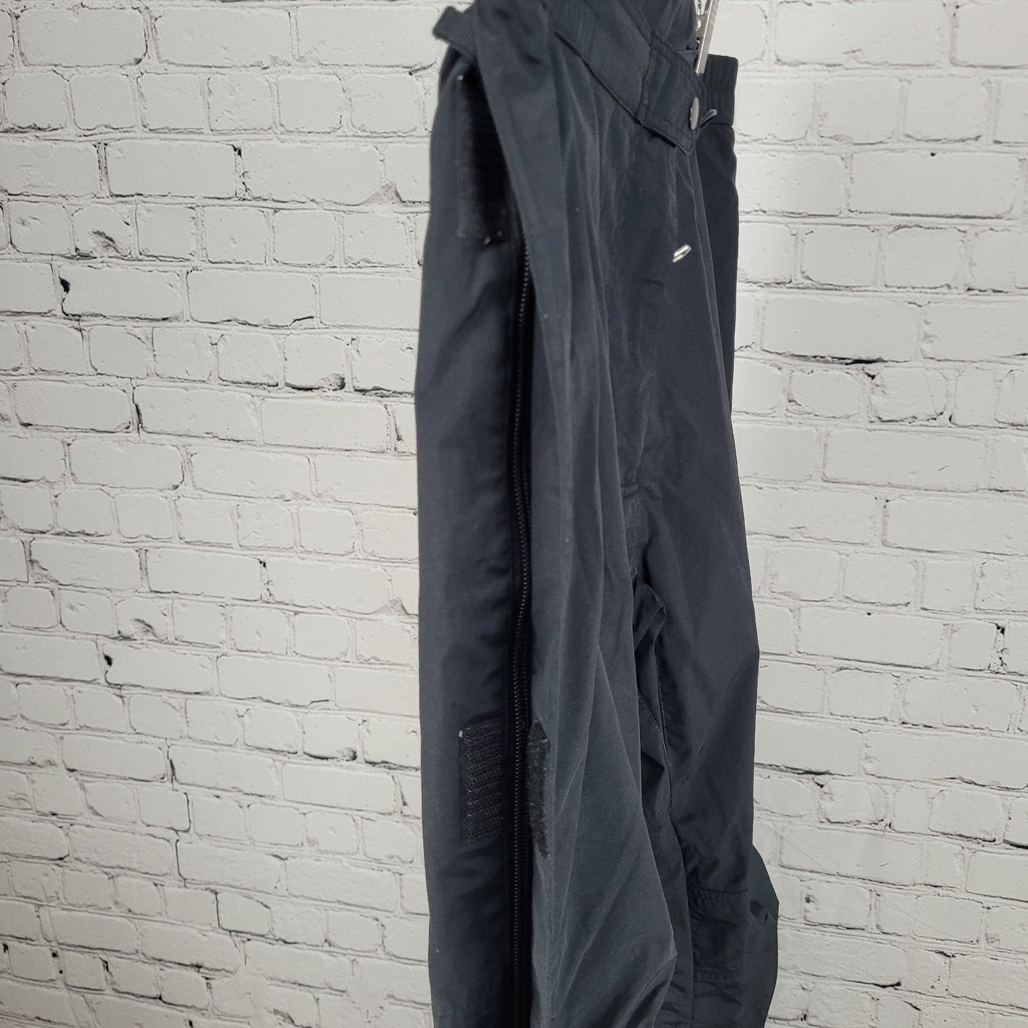 Obermeyer Black Adjustable Waist Zip Pocket Snow Ski Pants Size 10 (31x30)