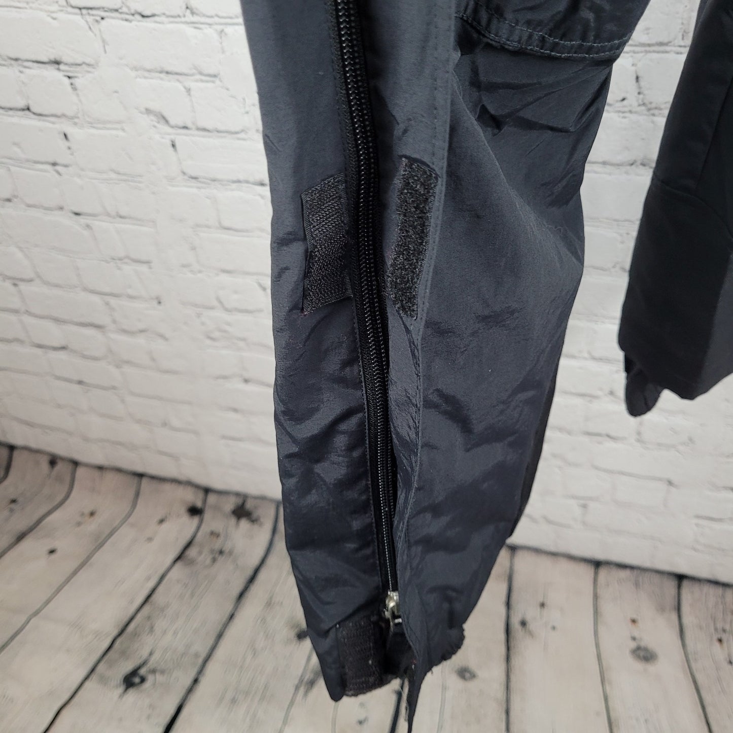 Obermeyer Black Adjustable Waist Zip Pocket Snow Ski Pants Size 10 (31x30)