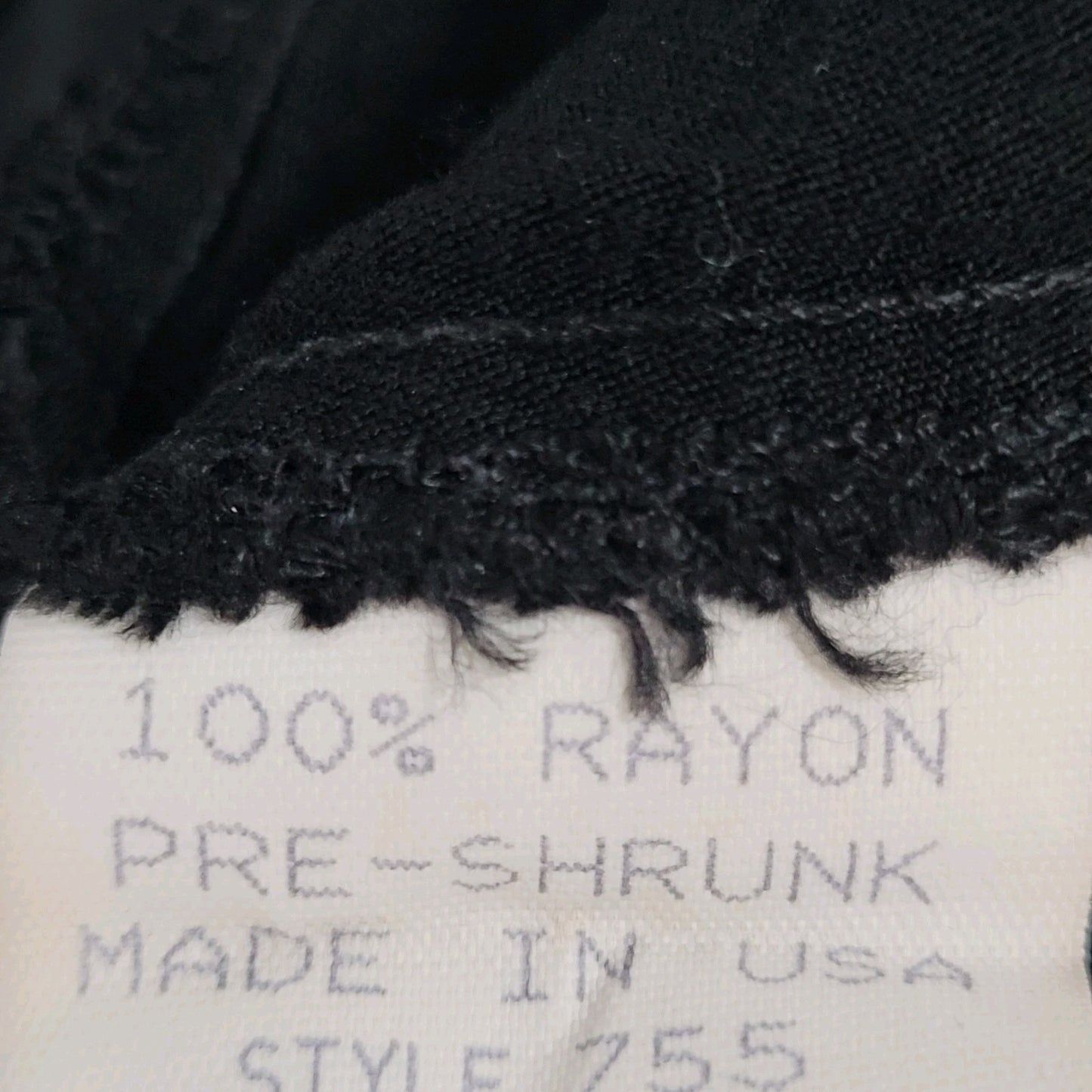 VTG Oasis Natural Fibers Black Open Lightweight Duster Cardigan Robe USA Small