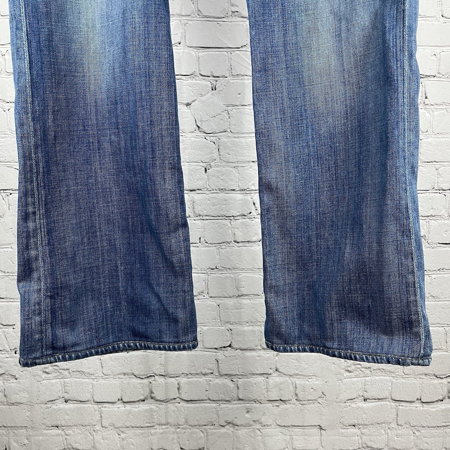 7 For All Mankind Blue Denim Brett Bootcut Relaxed Jeans USA Size 36 (37x31.5)